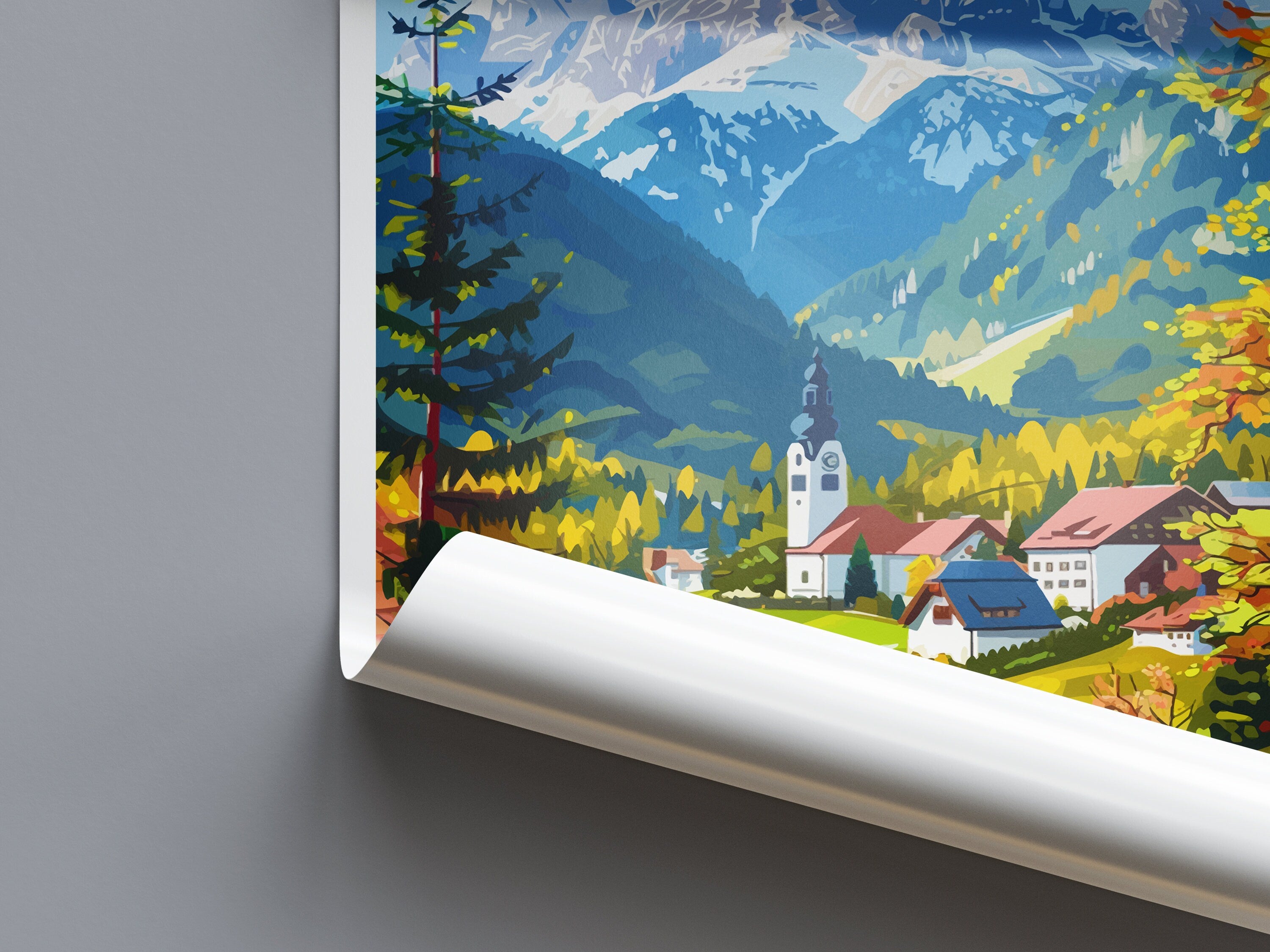 Garmisch-Partenkirchen Travel Print