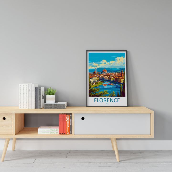 Florence Travel Print Wall Art Florence Italy Wall Hanging Home Decoration Florence Gift Art Lovers Wall Art Print Florence Italy Wall Print