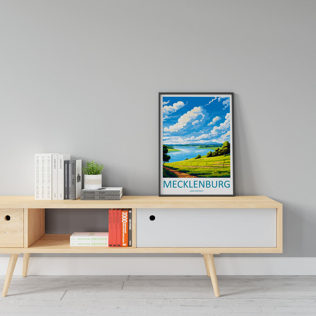 Mecklenburg Travel Print Mecklenburg Home Décor Germany Art Print Germany Mecklenburg Wall Print Gift for Germany Travel Poster Lovers