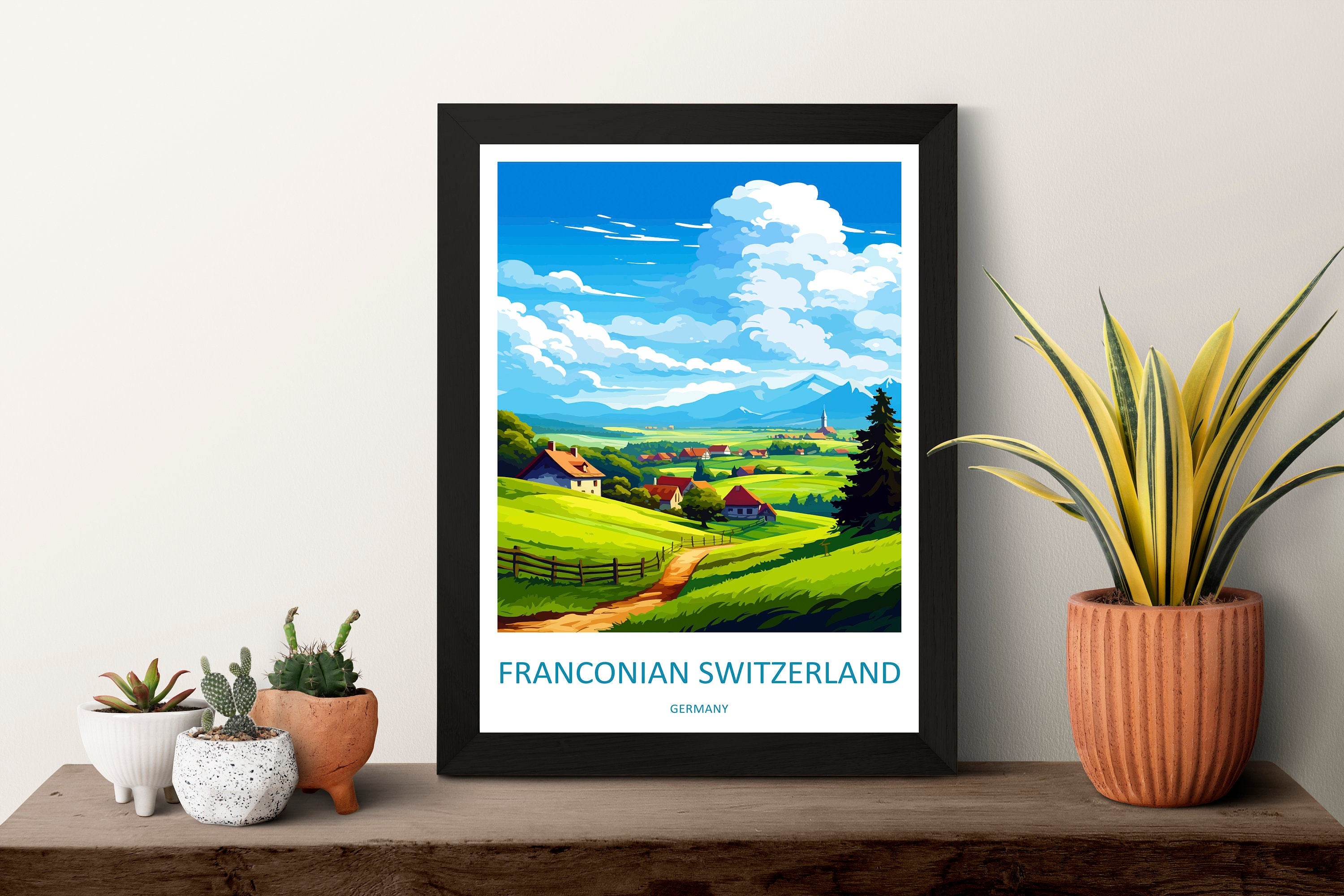 Fränkische Schweiz Travel Print