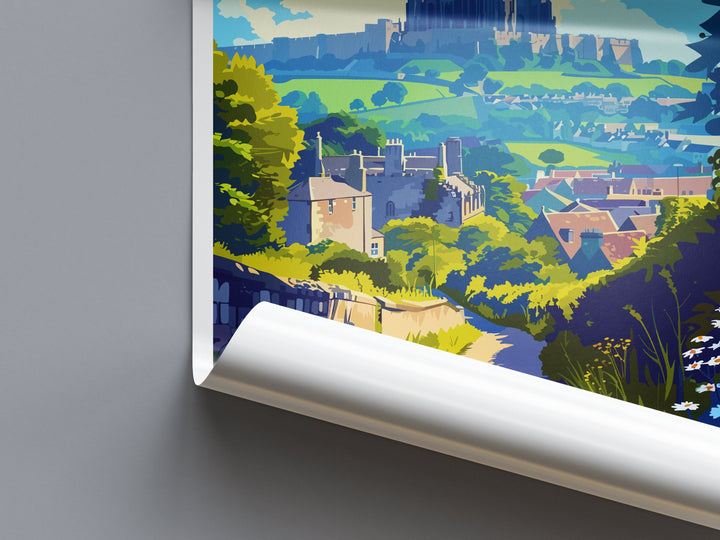 Durham Travel Print Wall Art Durham Wall Hanging Home Décor Durham Gift Art Lovers England Art Lover Gift Durham Travel Art Gift