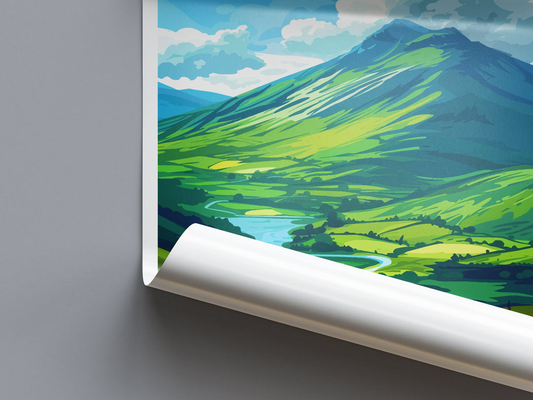 Brecon Beacons Print Brecon Beacons Home Decor Landscape Art Print Brecon Beacons Wall Nature Enthusiast Gift Wall Hanging Brecon Beacons