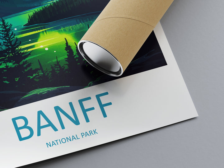 Banff National Park Travel Print Wall Art Banff Wall Hanging Home Décor Banff Gift Art Lovers Canada Art Lover Gift
