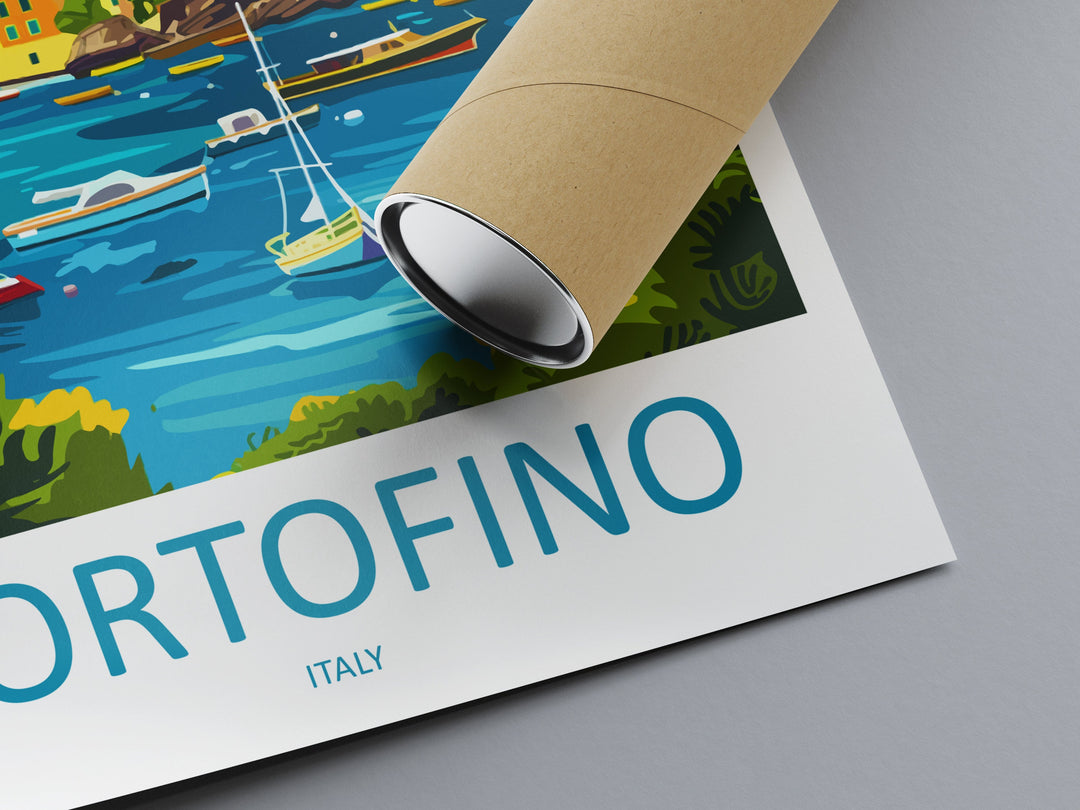 Portofino Travel Print Wall Art Portofino Wall Hanging Home Décor Portofino Gift Art Lovers Italy Art Lover Gift Portofino Print Portofino