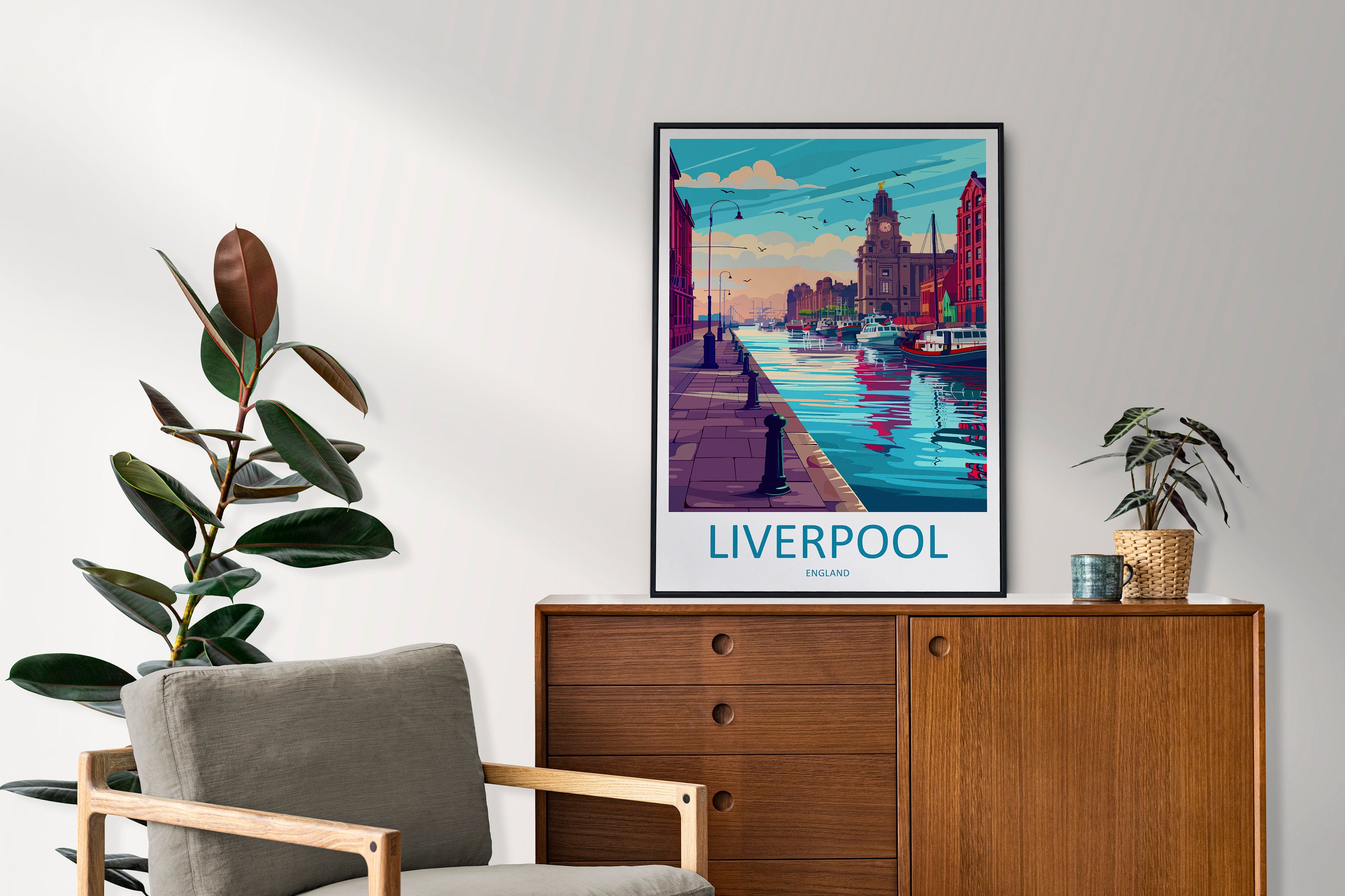 Liverpool Travel Print