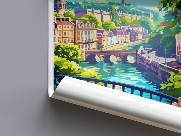 Bath Travel Print Wall Art Bath Wall Hanging Home Décor Bath Gift Art Lovers England Art Lover Gift Bath City England Travel Art Gift