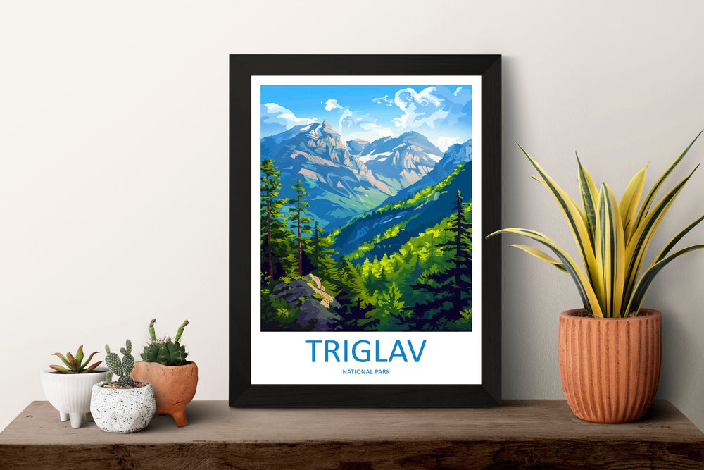 Triglav Travel Print Triglav Home Décor Slovenia Art Print Triglav Wall Print For Triglav Gift Wall Hanging Triglav Artwork Décor Hanging