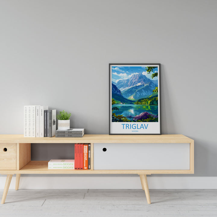 Triglav Travel Print Triglav Home Décor Slovenia Art Print Triglav Wall Print For Triglav Gift Wall Hanging Triglav Artwork Décor Hanging