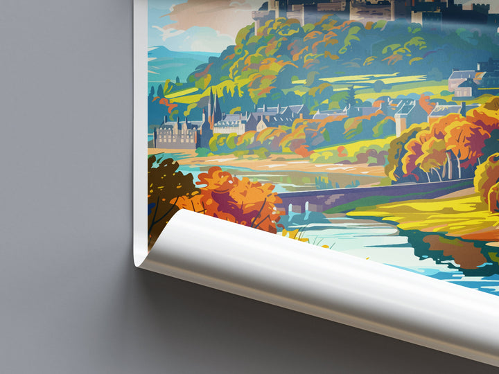 Stirling Travel Print Wall Art Stirling Wall Hanging Home Décor Stirling Gift Art Lovers Scotland Art Lover Gift Stirling Castle City Poster