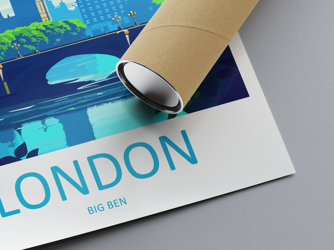 London Travel Print Wall Art London Wall Hanging Home Décor London Gift Art Lovers England Art Lover Gift London Travel Gift