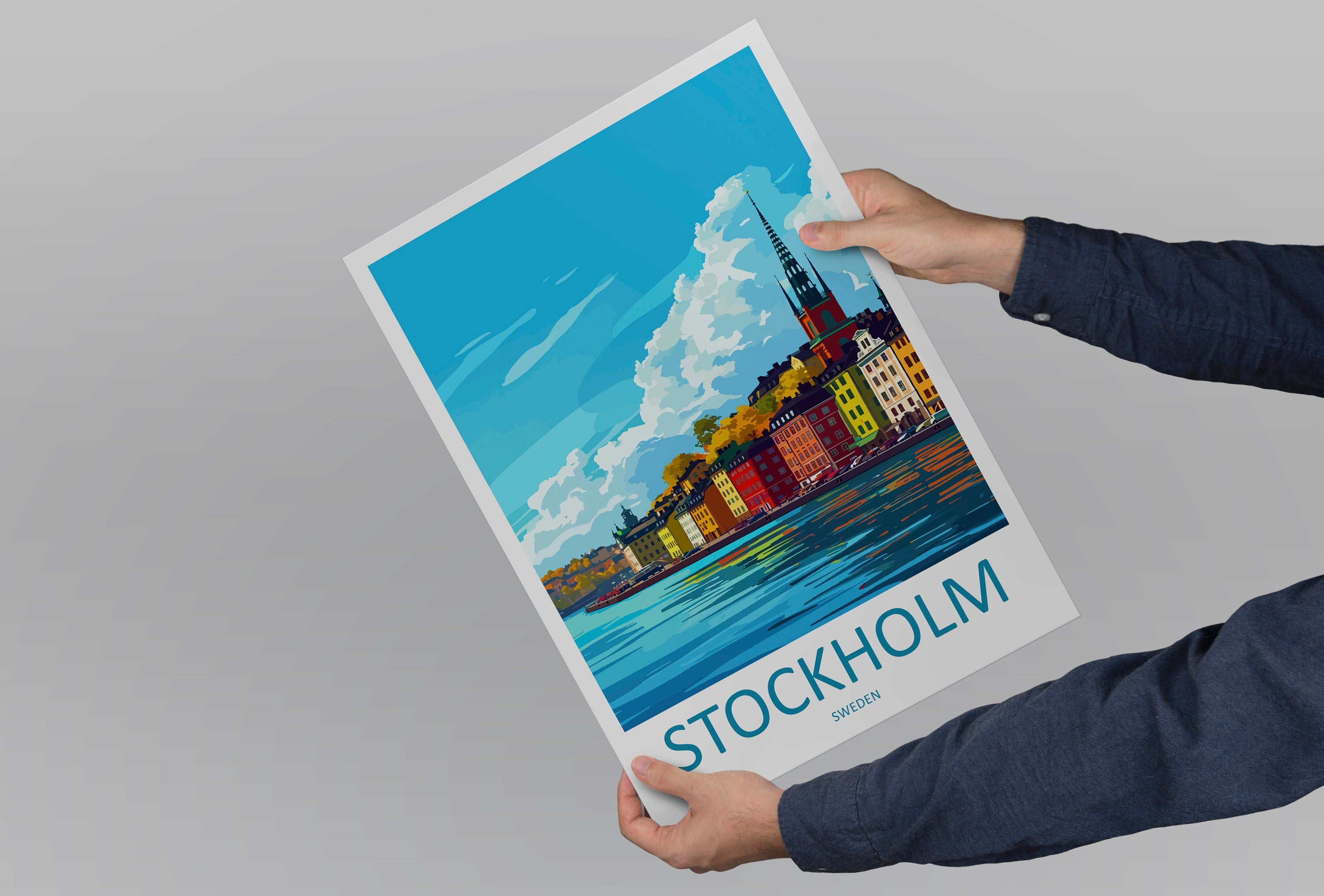 Stockholm Print Stockholm Home Décor Sweden Art Print Stockholm Wall Print For Sweden Gift Wall Hanging Stockholm Home Decor Artwork Swedish