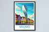 Malmo Print Malmo Home Décor Sweden Art Print Malmo Wall Print For Sweden Gift Wall Hanging Malmo Home Decor Artwork Malmo City Poster Art