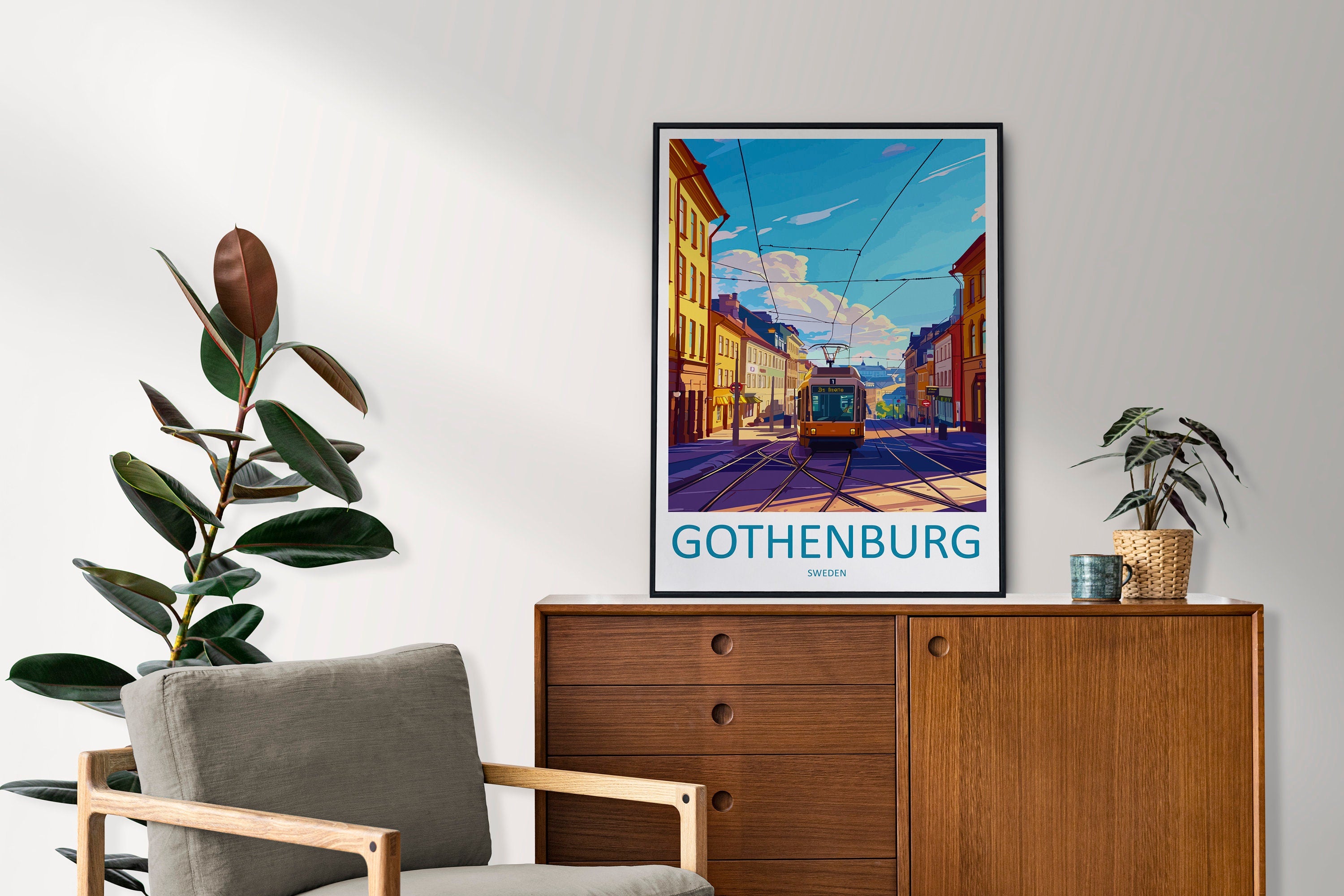 Gothenburg Print Gothenburg Home Décor Sweden Art Print Gothenburg Wall Print For Sweden Gift Wall Hanging Gothenburg Home Decor Artwork