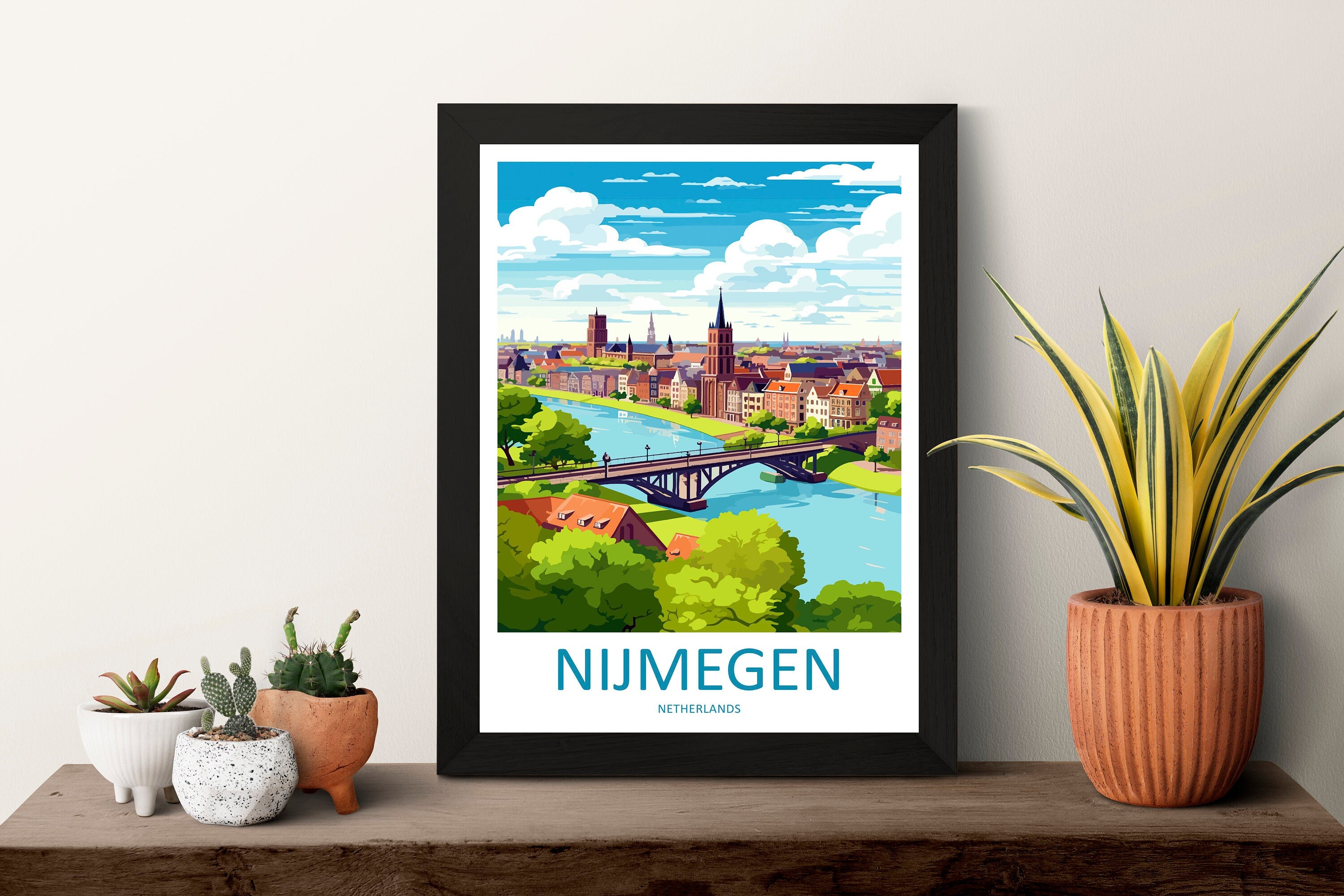 Nijmegen Travel Print