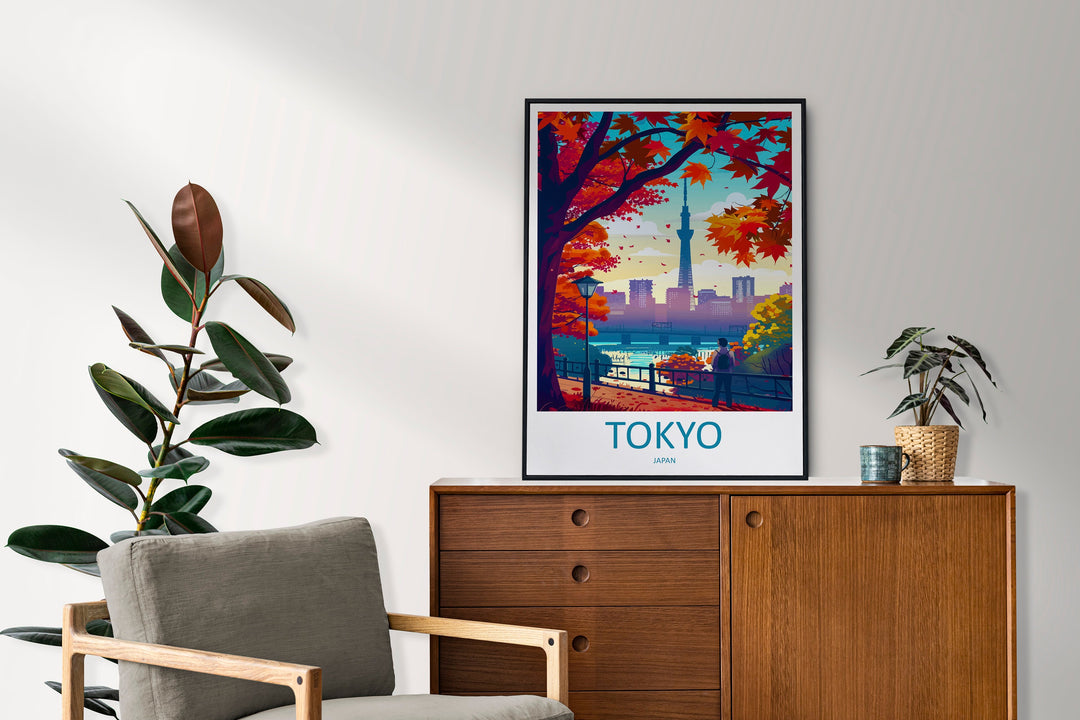 Japan Travel Print Wall Art Japan Wall Hanging Home Décor Japan Gift Art Lovers Tokyo Art Lover Gift Tokyo Travel Gift