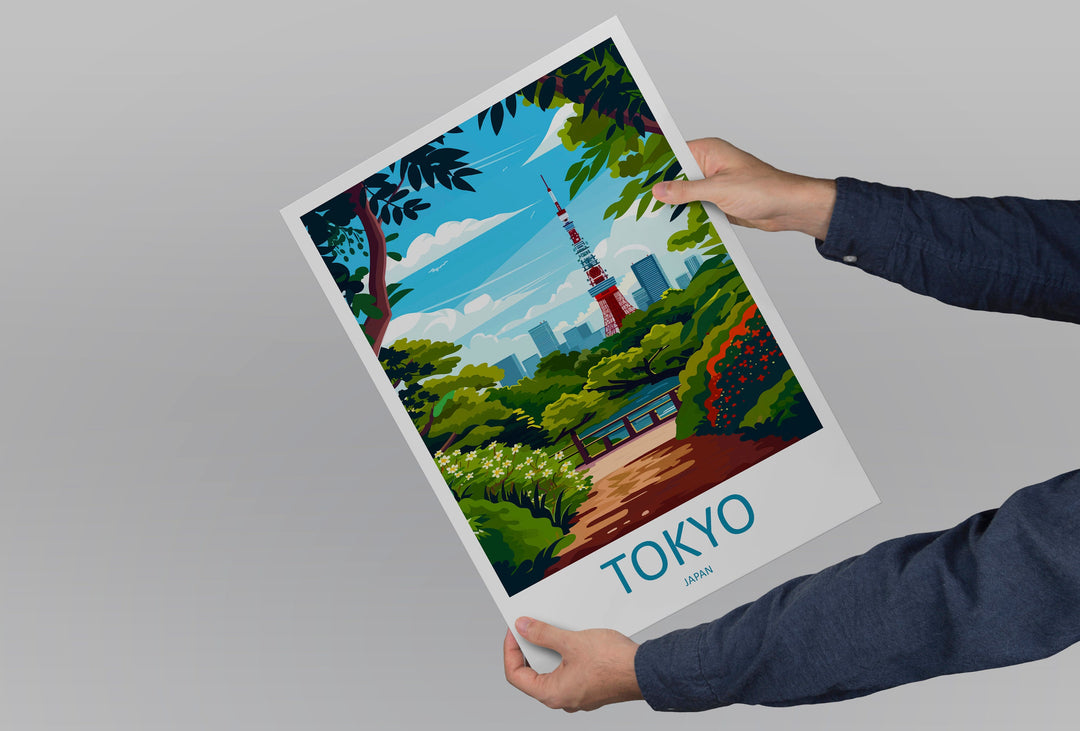 Japan Travel Print Wall Art Japan Wall Hanging Home Décor Japan Gift Art Lovers Tokyo Art Lover Gift Tokyo Travel Gift