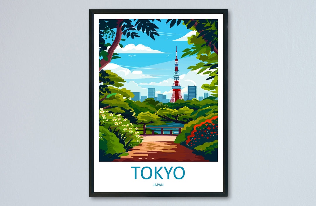 Japan Travel Print Wall Art Japan Wall Hanging Home Décor Japan Gift Art Lovers Tokyo Art Lover Gift Tokyo Travel Gift