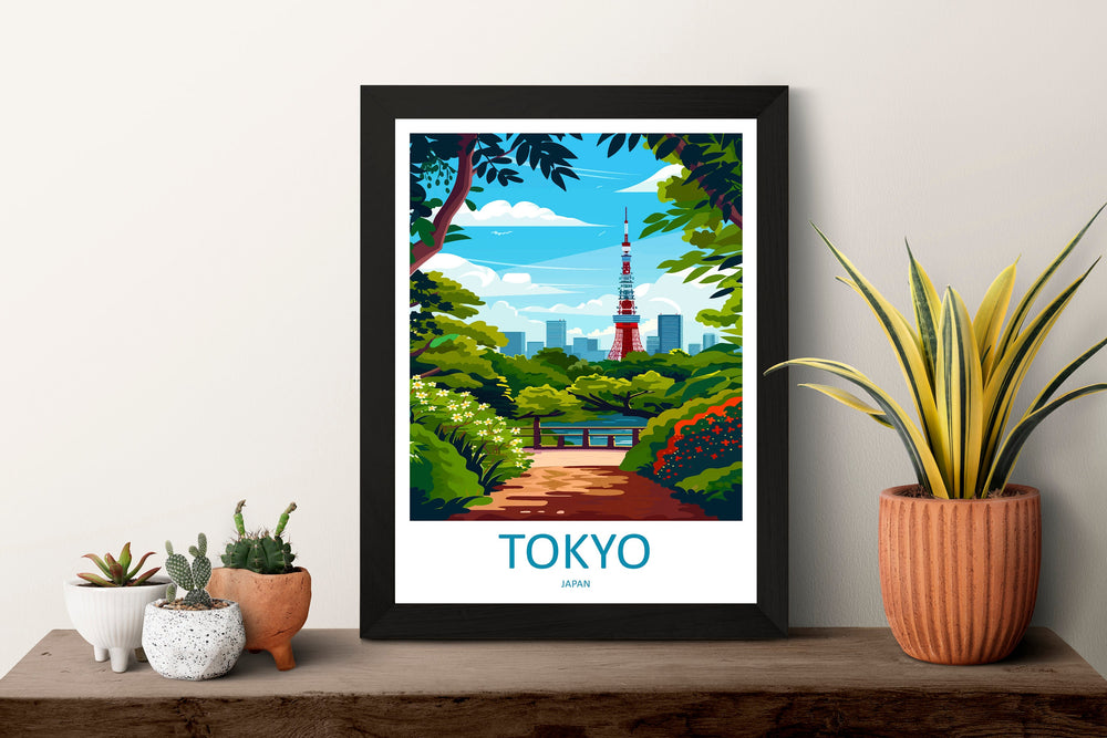 Japan Travel Print Wall Art Japan Wall Hanging Home Décor Japan Gift Art Lovers Tokyo Art Lover Gift Tokyo Travel Gift