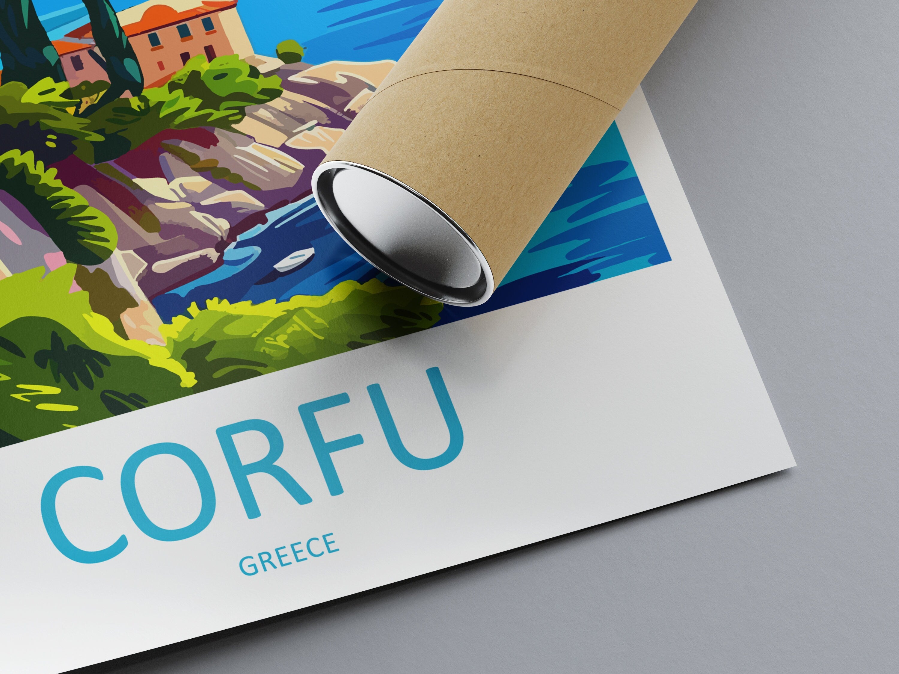 Corfu Travel Print