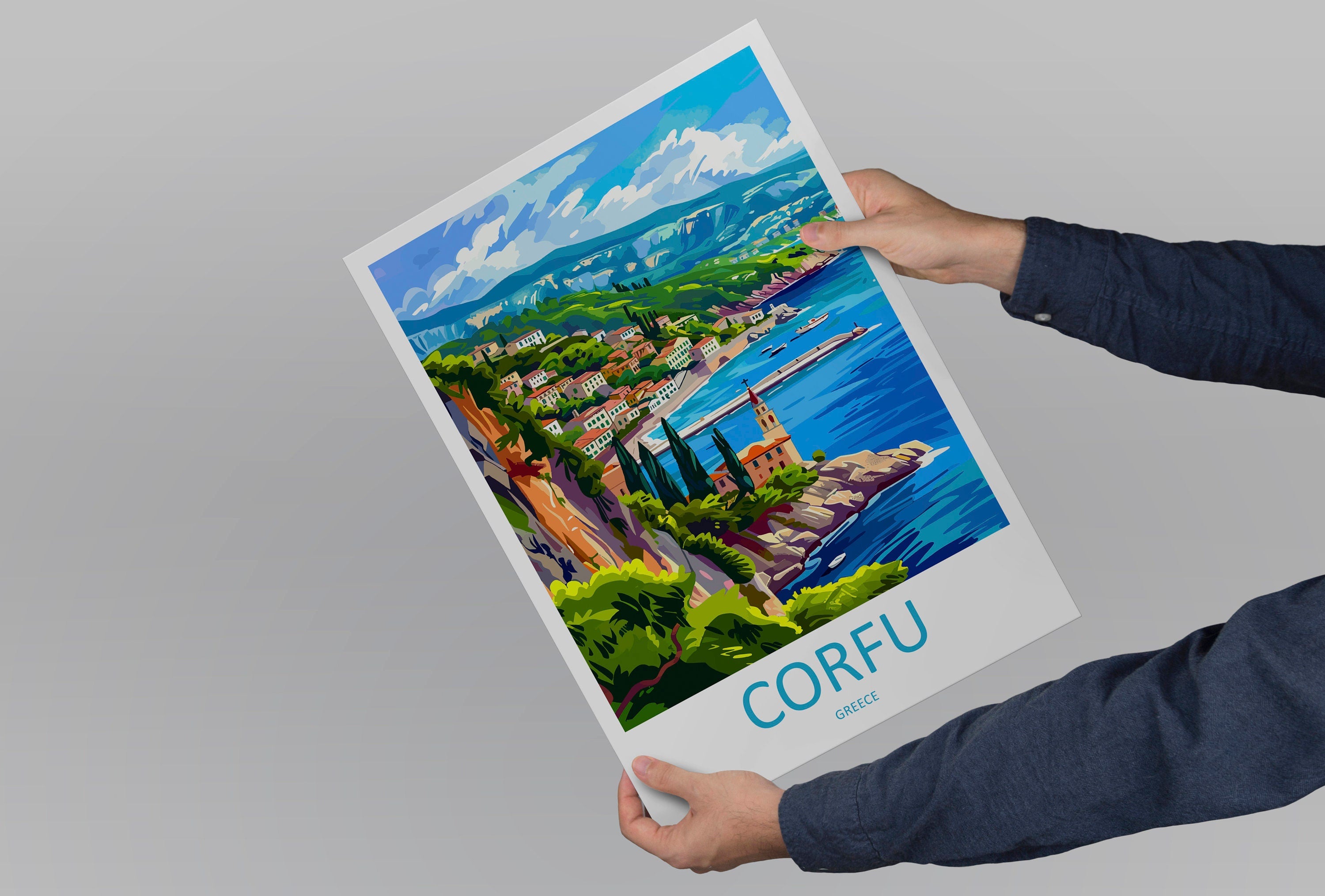 Corfu Travel Print