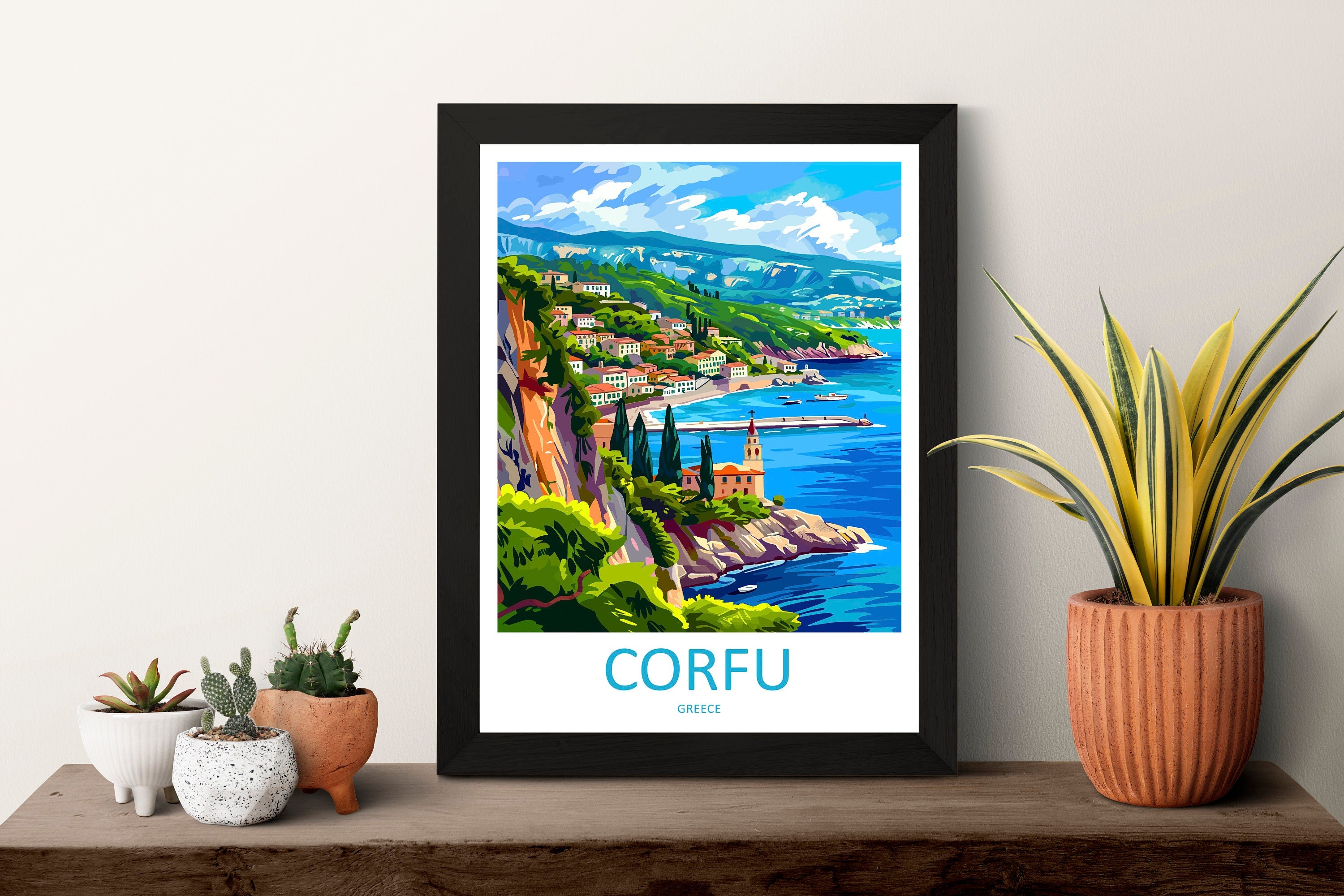 Corfu Travel Print