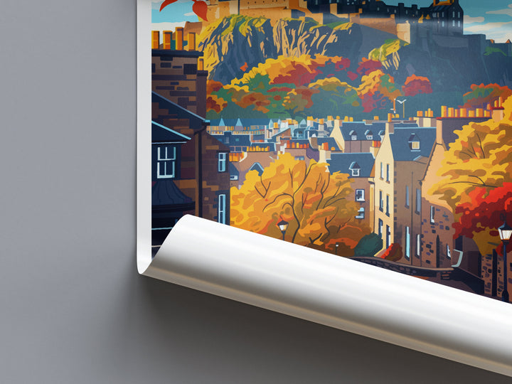 Edinburgh Cityscape Print Edinburgh Home Decor European City Art Print Edinburgh Wall Art Scotland Enthusiast Gift Wall Hanging Edinburgh