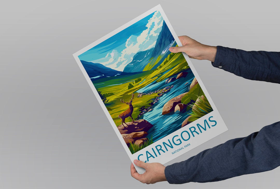 Cairngorms Print Cairngorms Home Decor Landscape Art Print Cairngorms Wall Art for Scotland Enthusiast Gift Wall Hanging Cairngorms Scotland