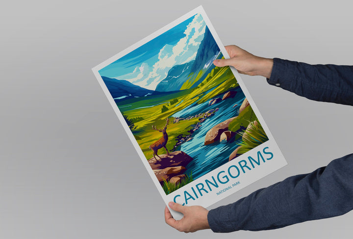 Cairngorms Print Cairngorms Home Decor Landscape Art Print Cairngorms Wall Art for Scotland Enthusiast Gift Wall Hanging Cairngorms Scotland