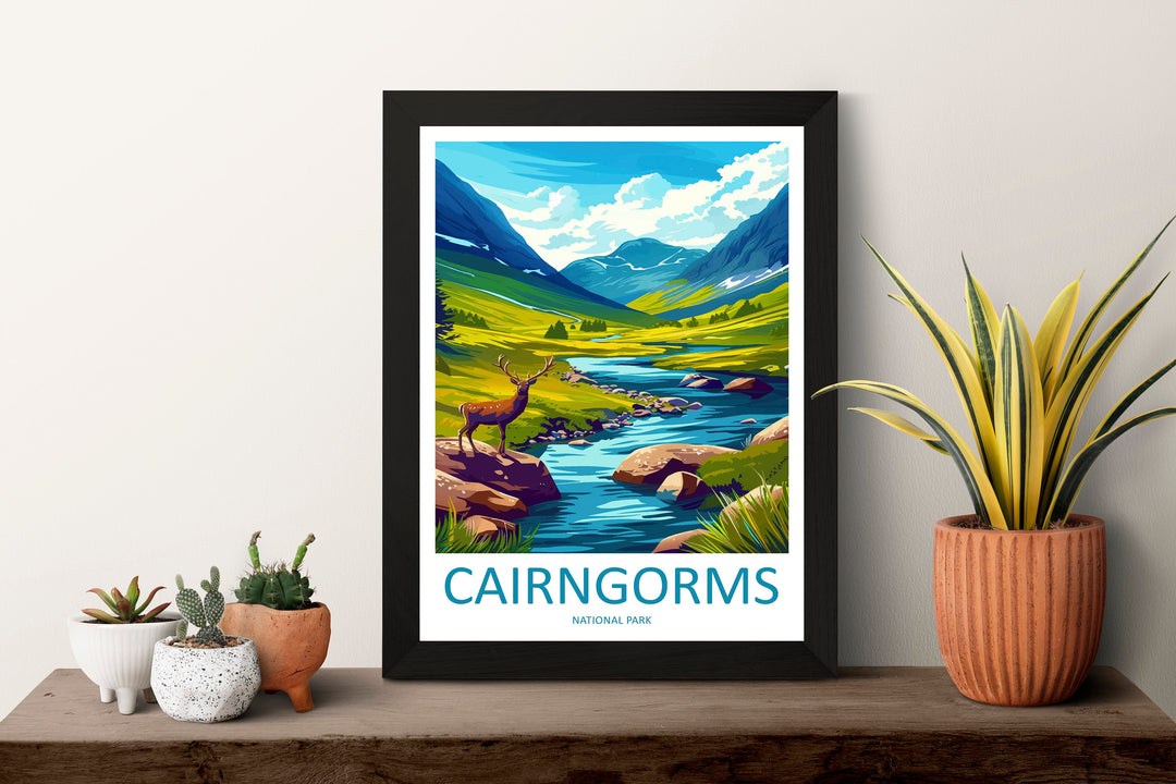 Cairngorms Print Cairngorms Home Decor Landscape Art Print Cairngorms Wall Art for Scotland Enthusiast Gift Wall Hanging Cairngorms Scotland