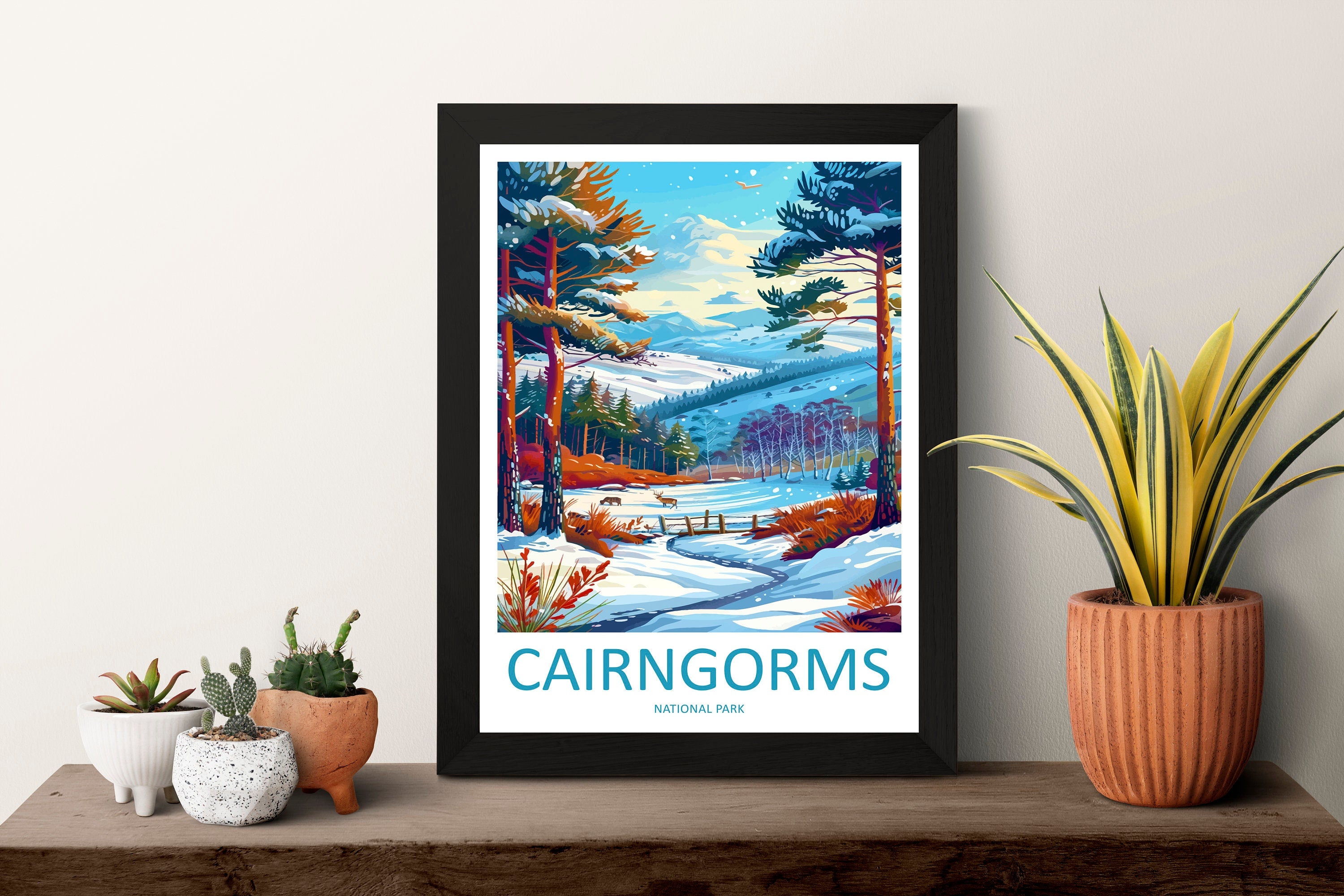 Cairngorms Print Cairngorms Home Decor Landscape Art Print Cairngorms