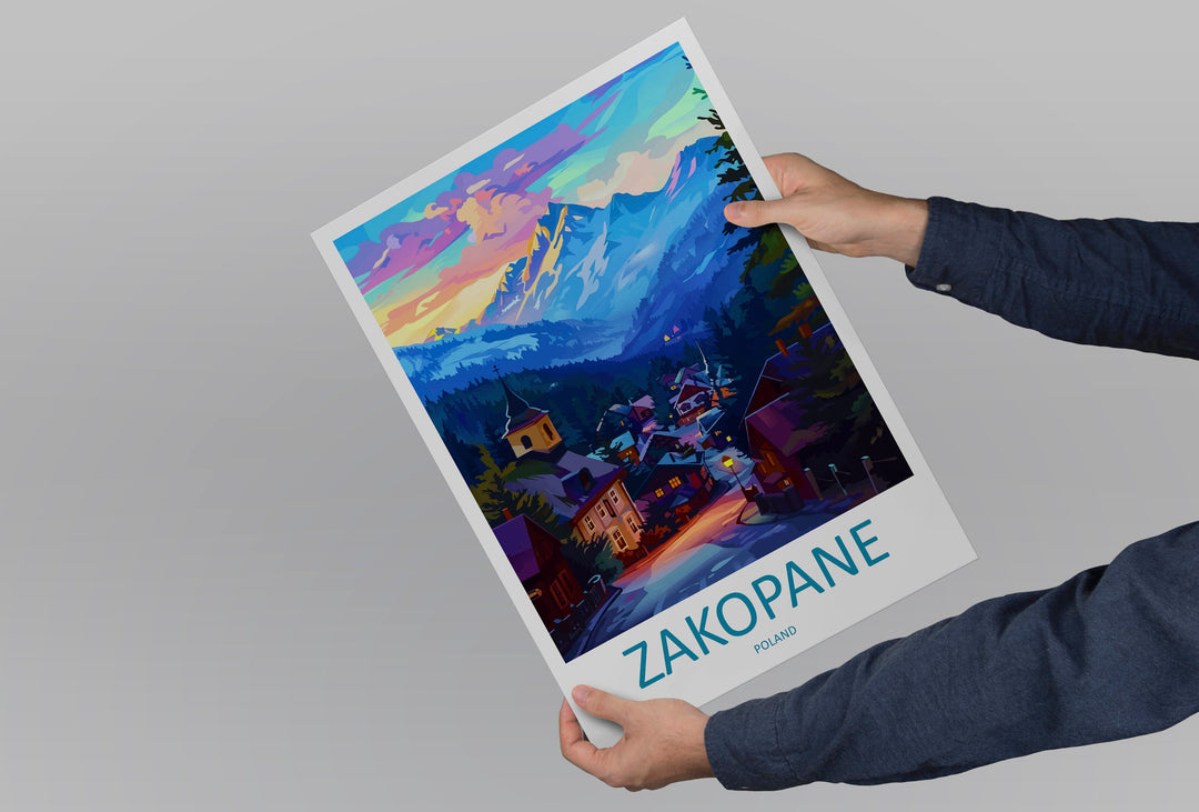 Zakopane Travel Print Zakopane Home Décor Poland Art Print Polish Wall Print For Zakopane Gift Wall Hanging Zakopane Artwork Décor