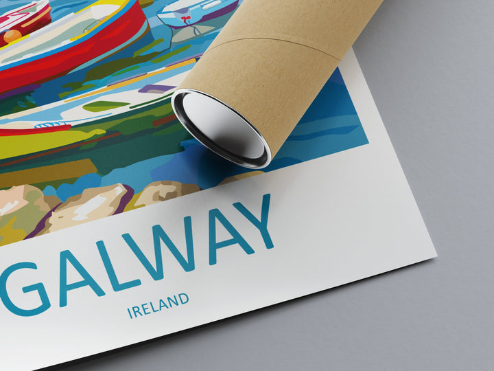 Galway Print Galway Home Decor Galway Square Art Print Galway Wall Art for Ireland Enthusiast Gift Wall Hanging Galway Ireland Wall Décor