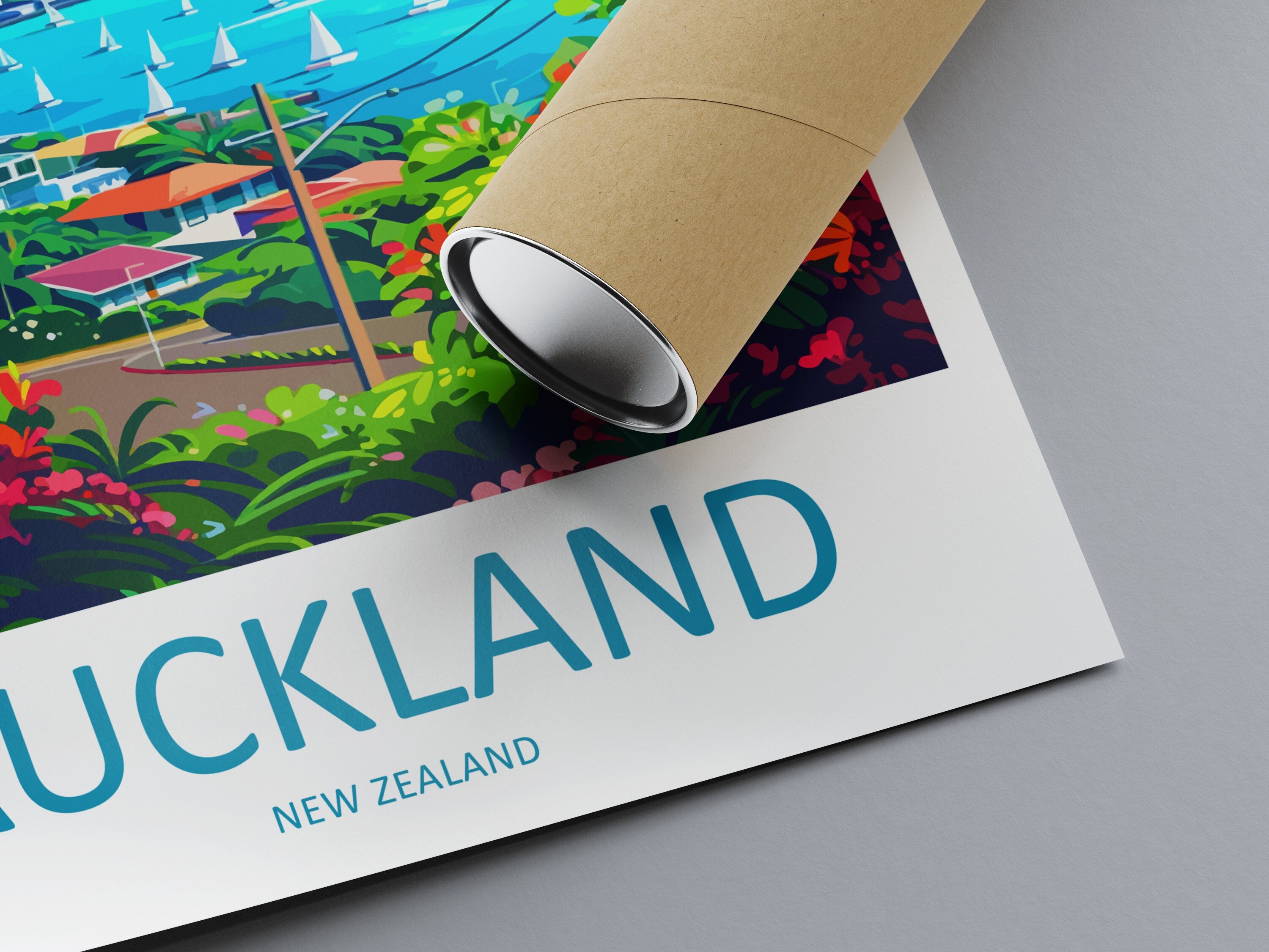 Auckland Travel Print