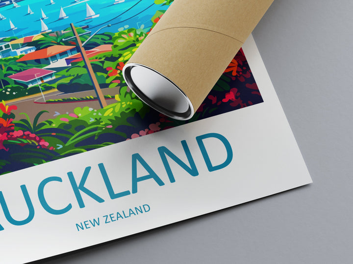Auckland Travel Print Wall Art Auckland Wall Hanging Home Décor Auckland Gift Art Lovers New Zealand Art Lover Gift Print Auckland Wall Art