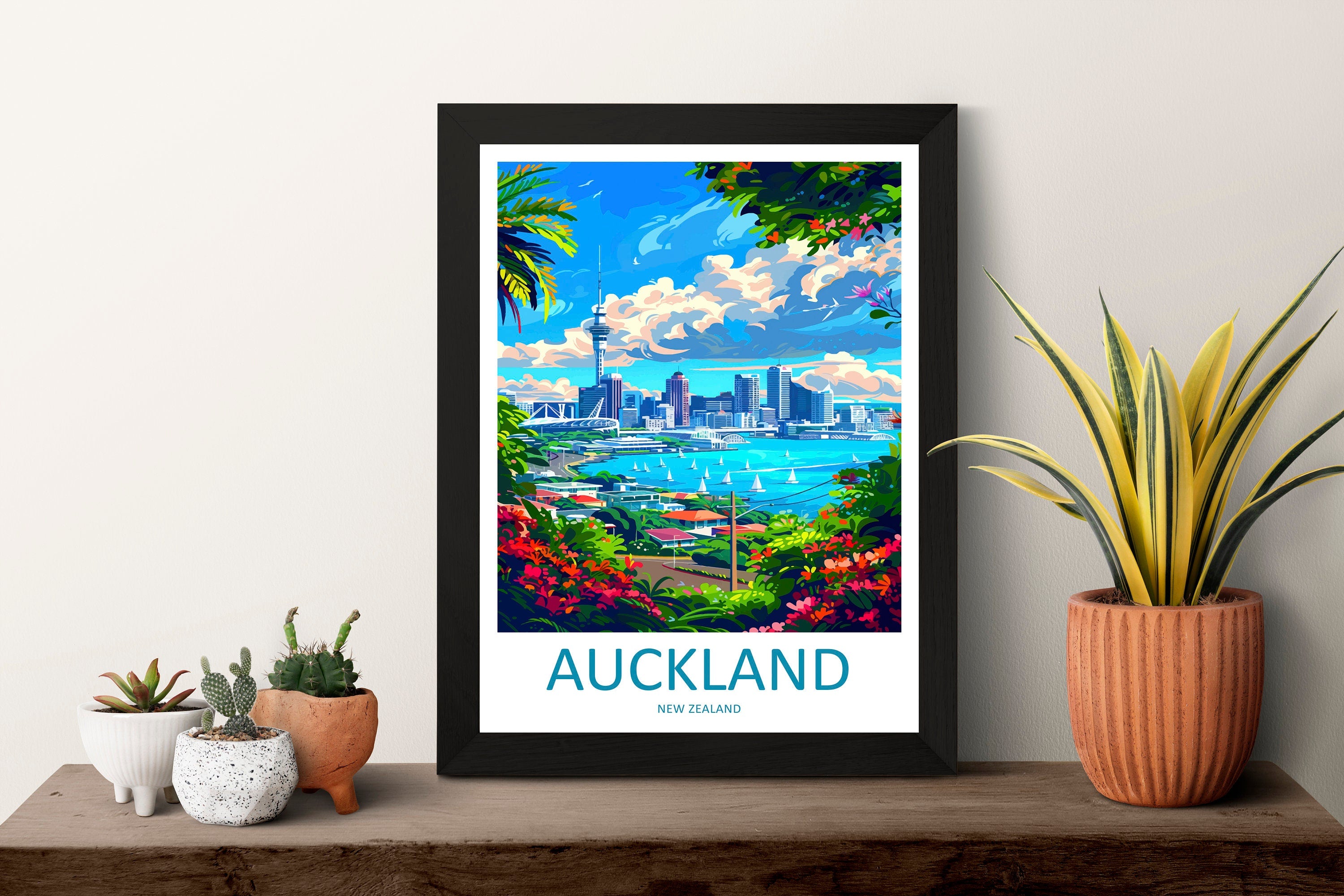 Auckland Travel Print