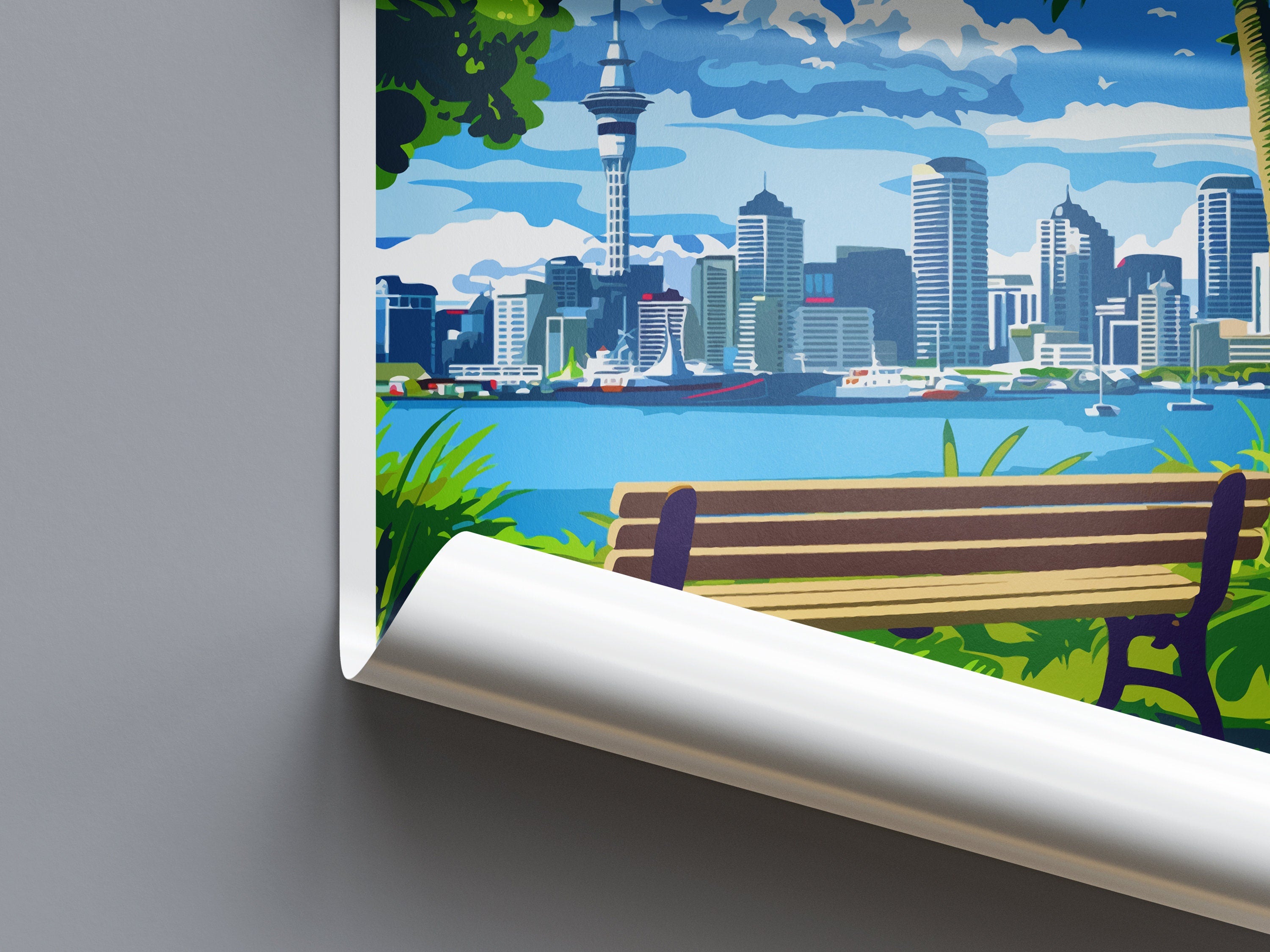 Auckland Travel Print