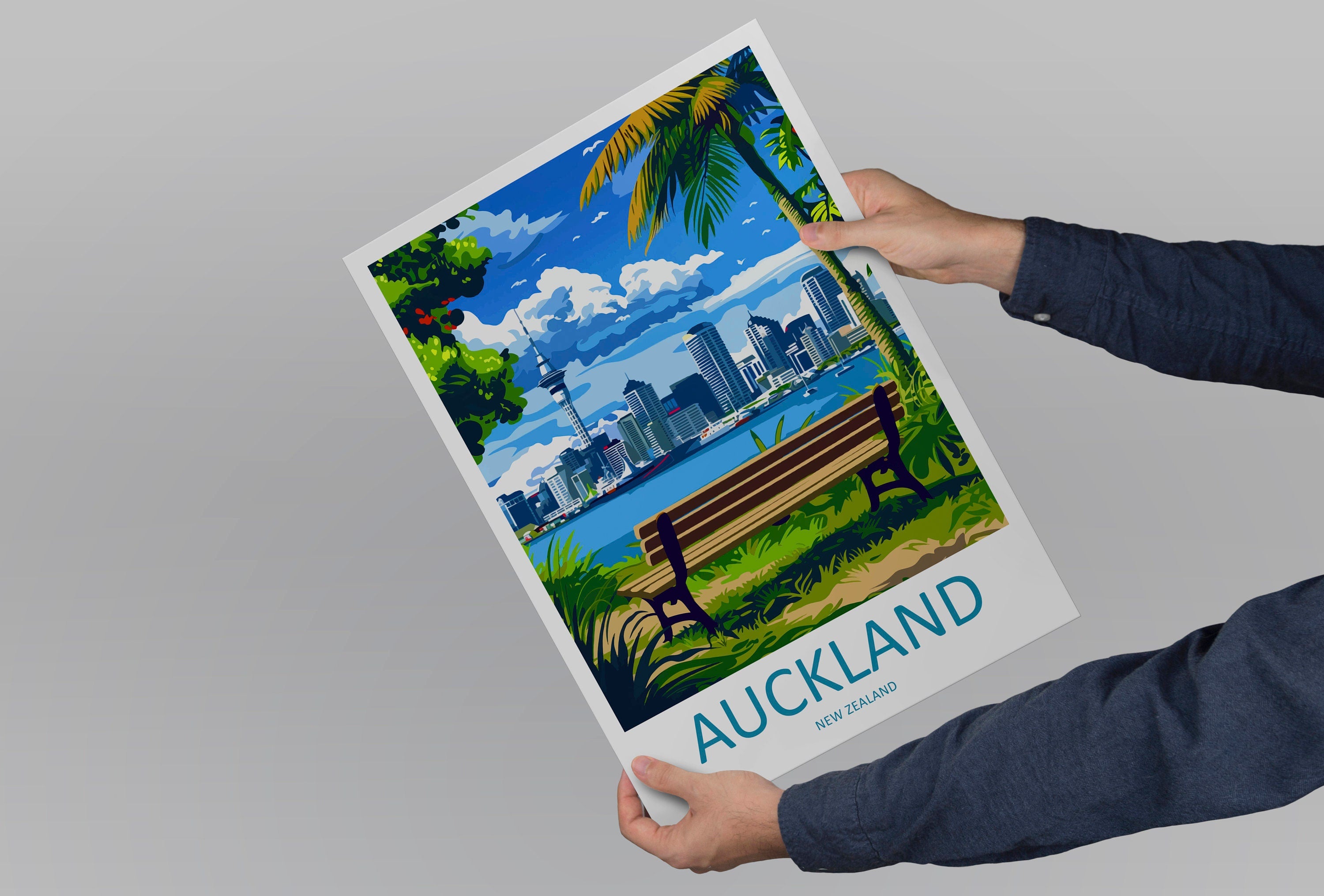 Auckland Travel Print