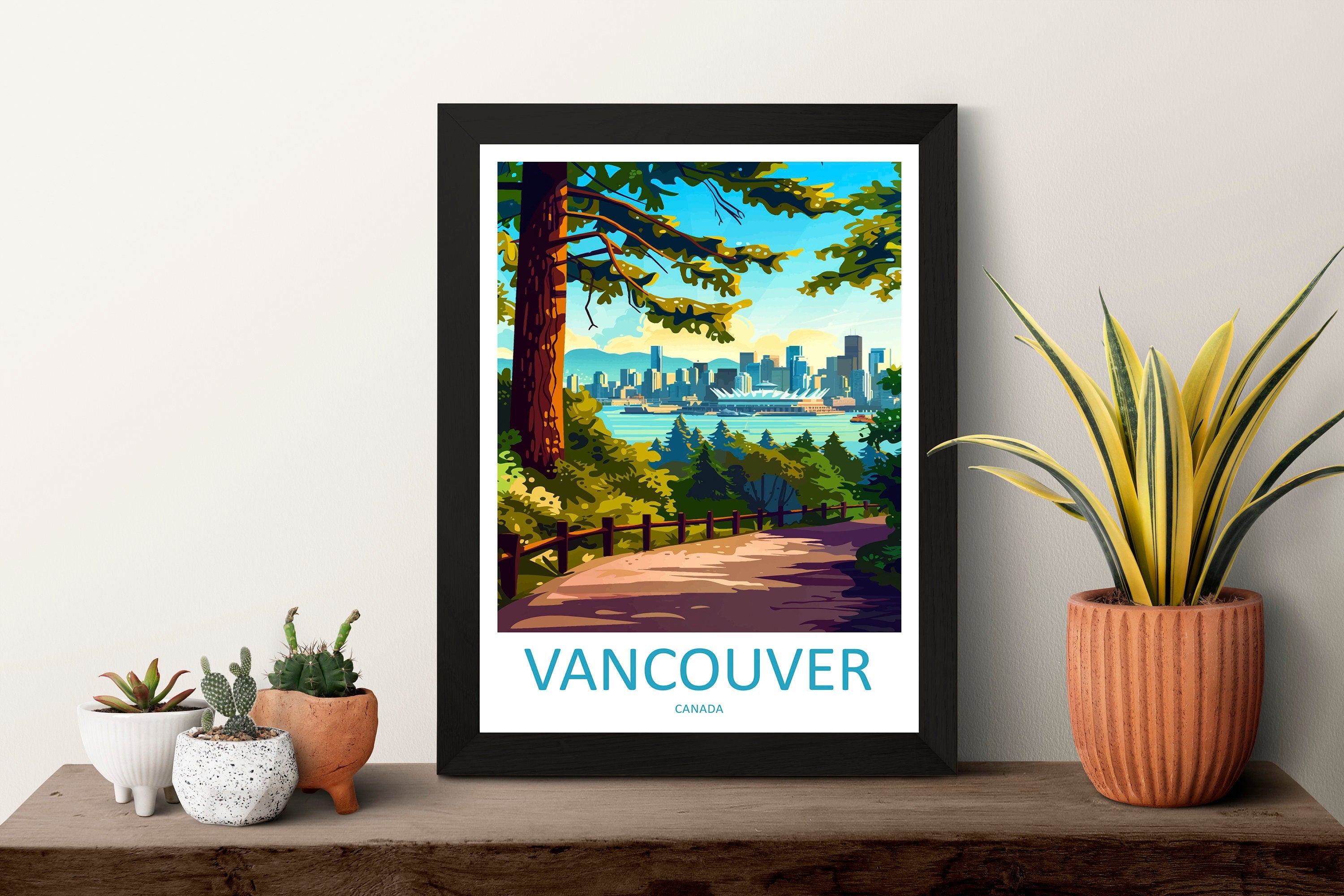 Vancouver Travel Print