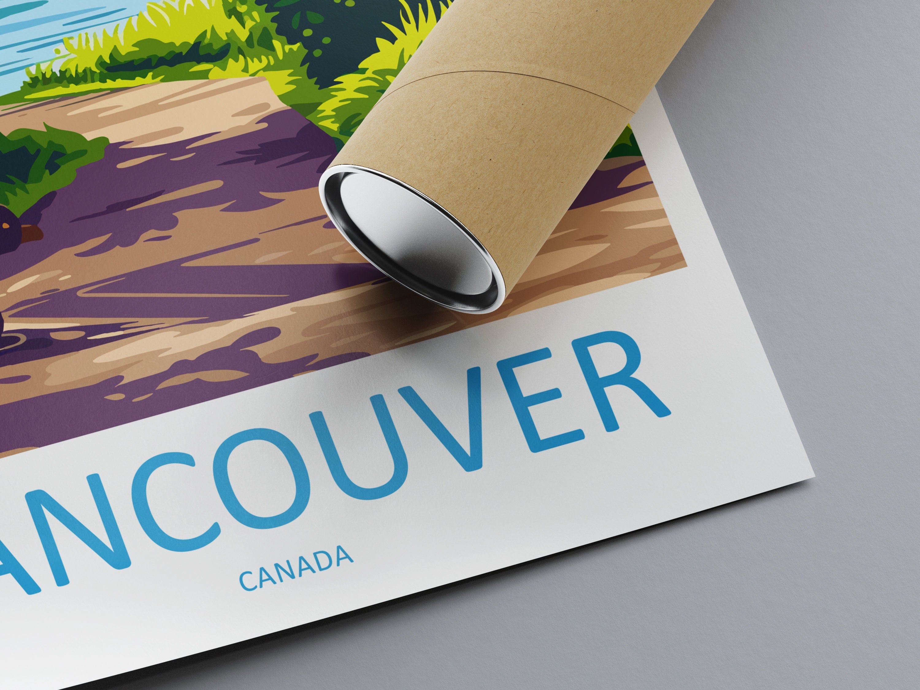 Vancouver Travel Print