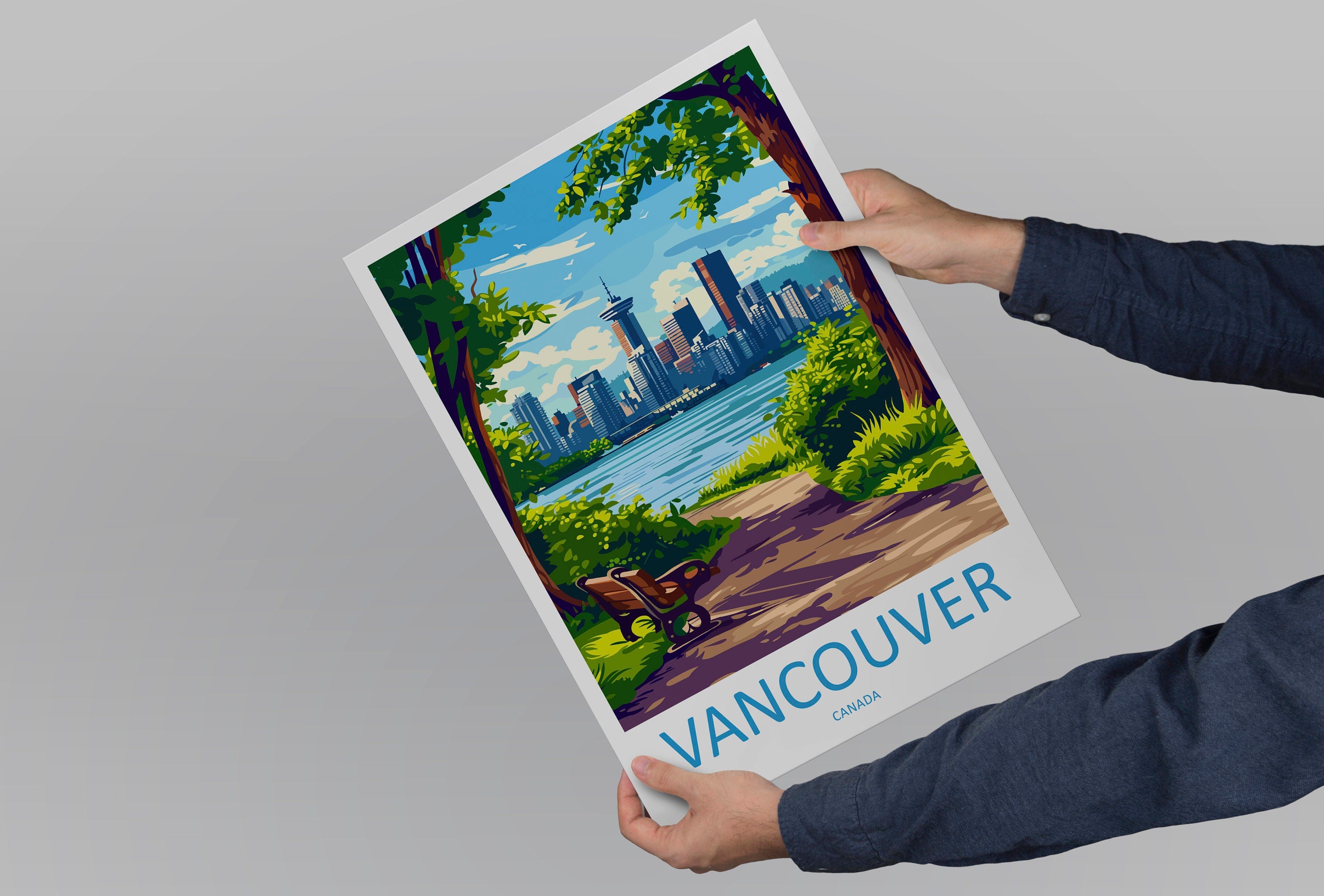 Vancouver Travel Print