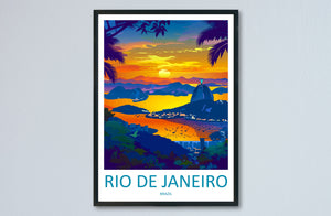 Rio De Janeiro Travel Print