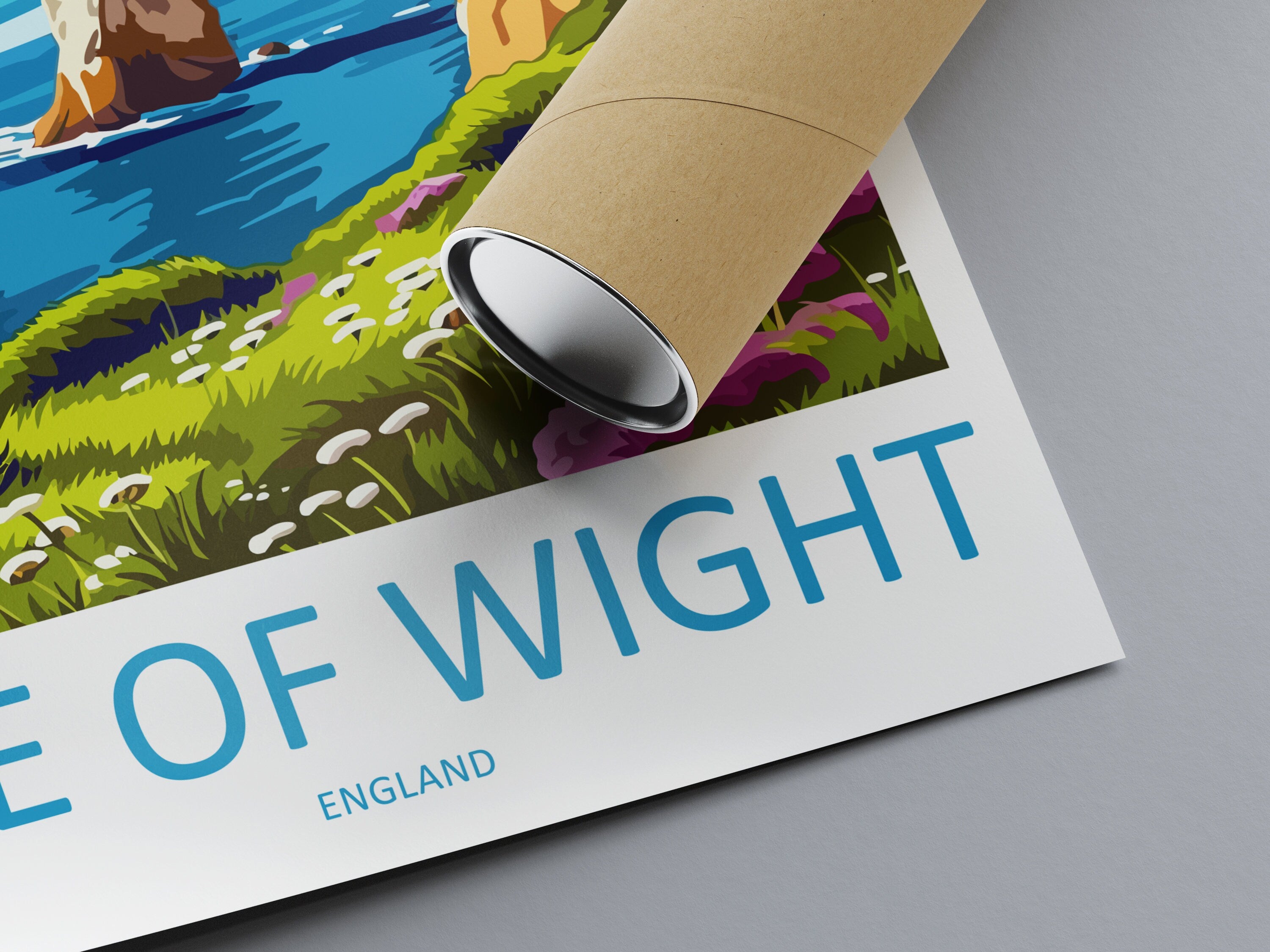 Isle Of Wight Travel Print