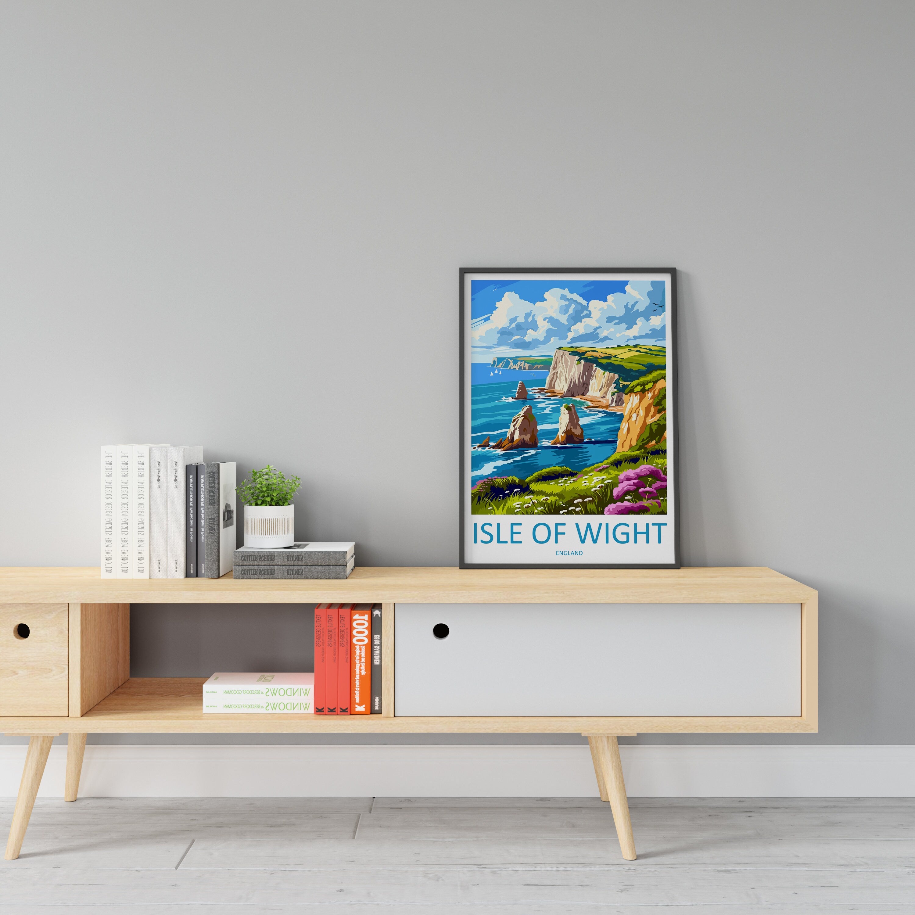 Isle Of Wight Travel Print