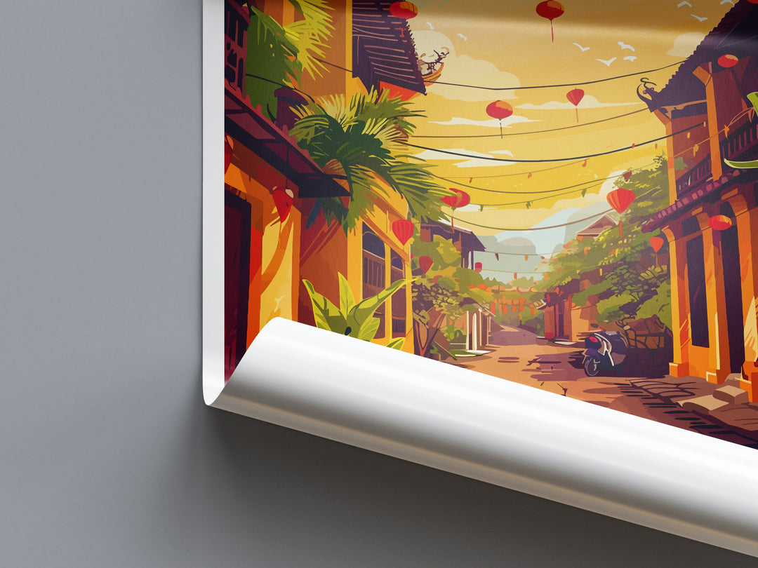 Hoi An Travel Print Wall Art Hoi An Wall Hanging Home Décor Hoi An Gift Art Lovers Vietnam Art Lover Gift Hoi An Wall Art For Vietnam Lover