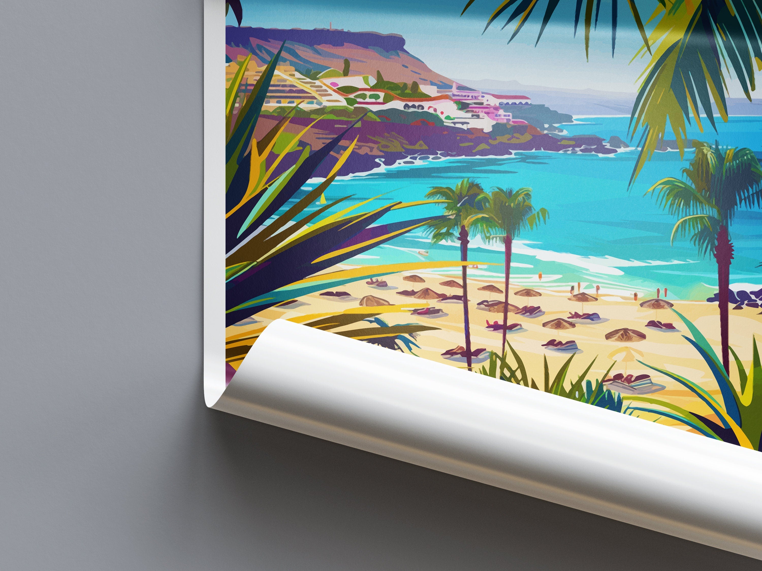 Gran Canaria Travel Print