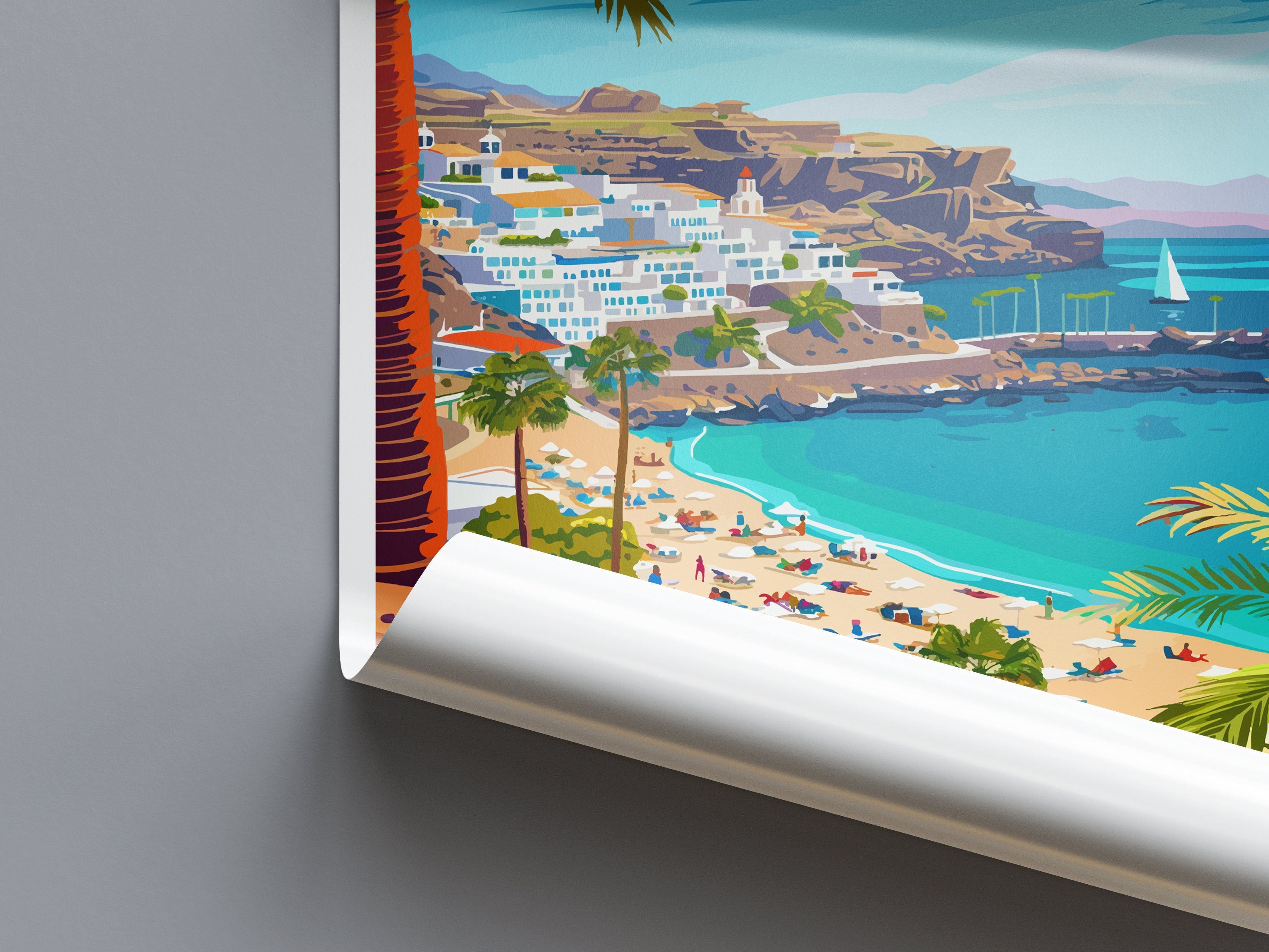 Gran Canaria Travel Print