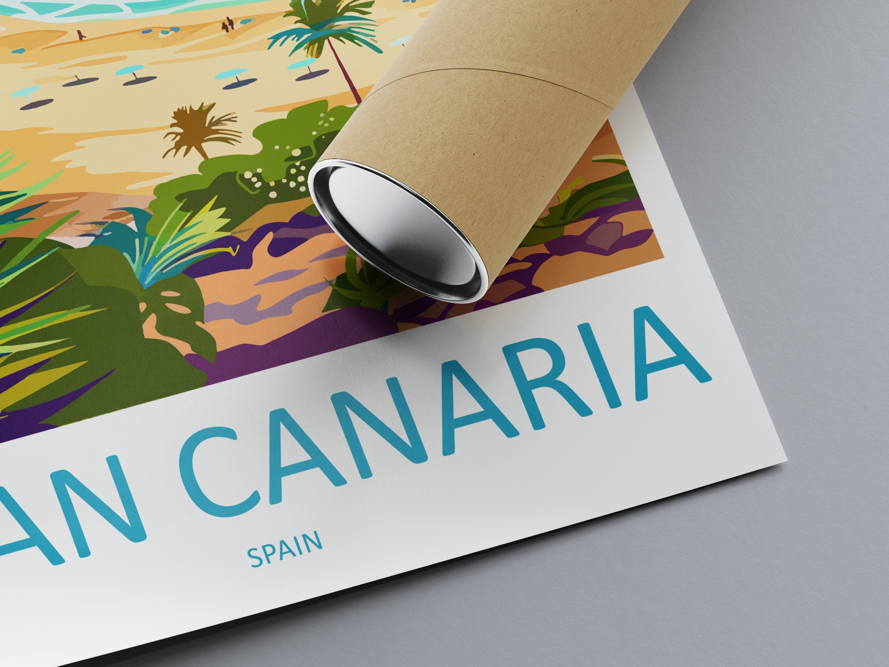 Gran Canaria Travel Print