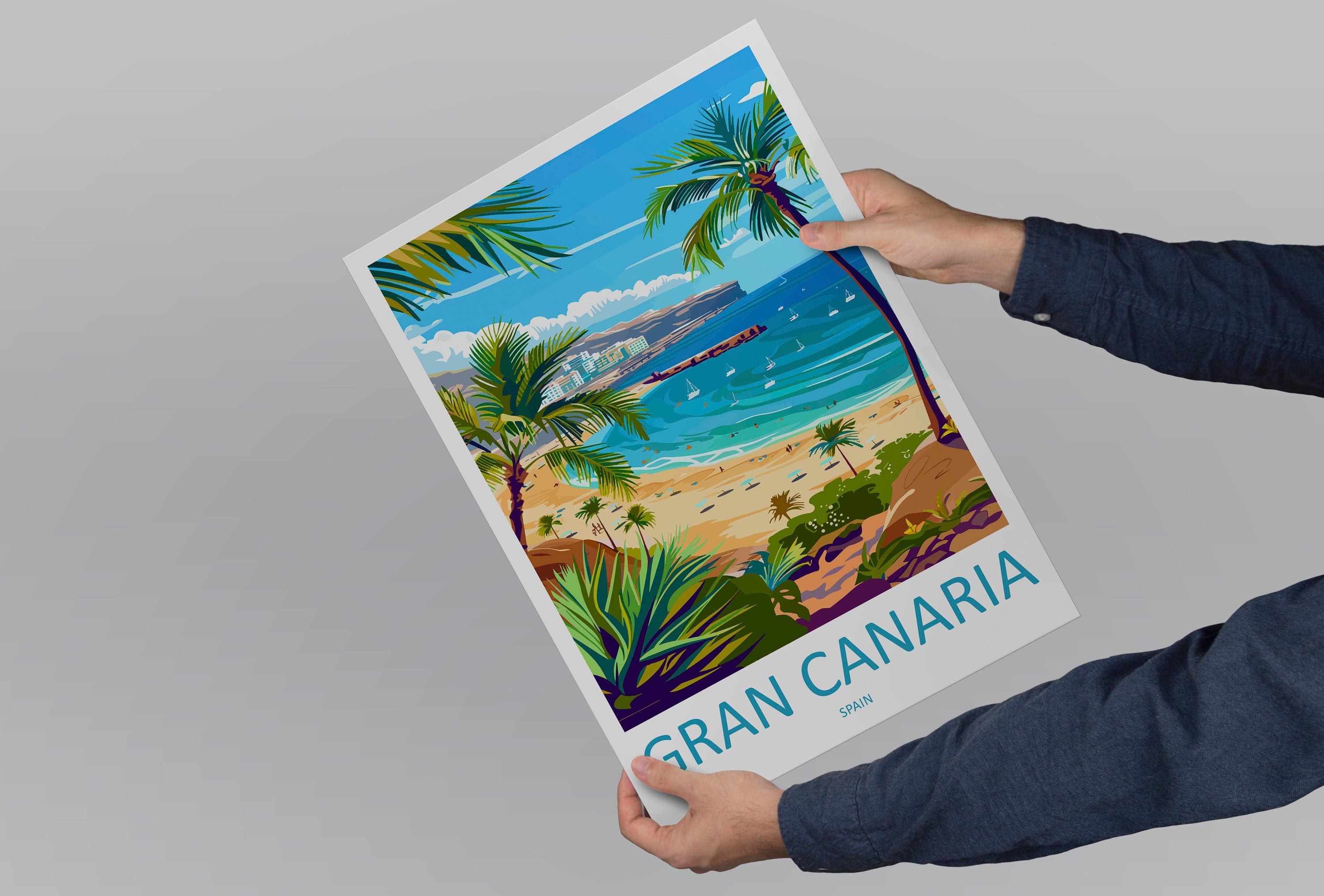 Gran Canaria Travel Print