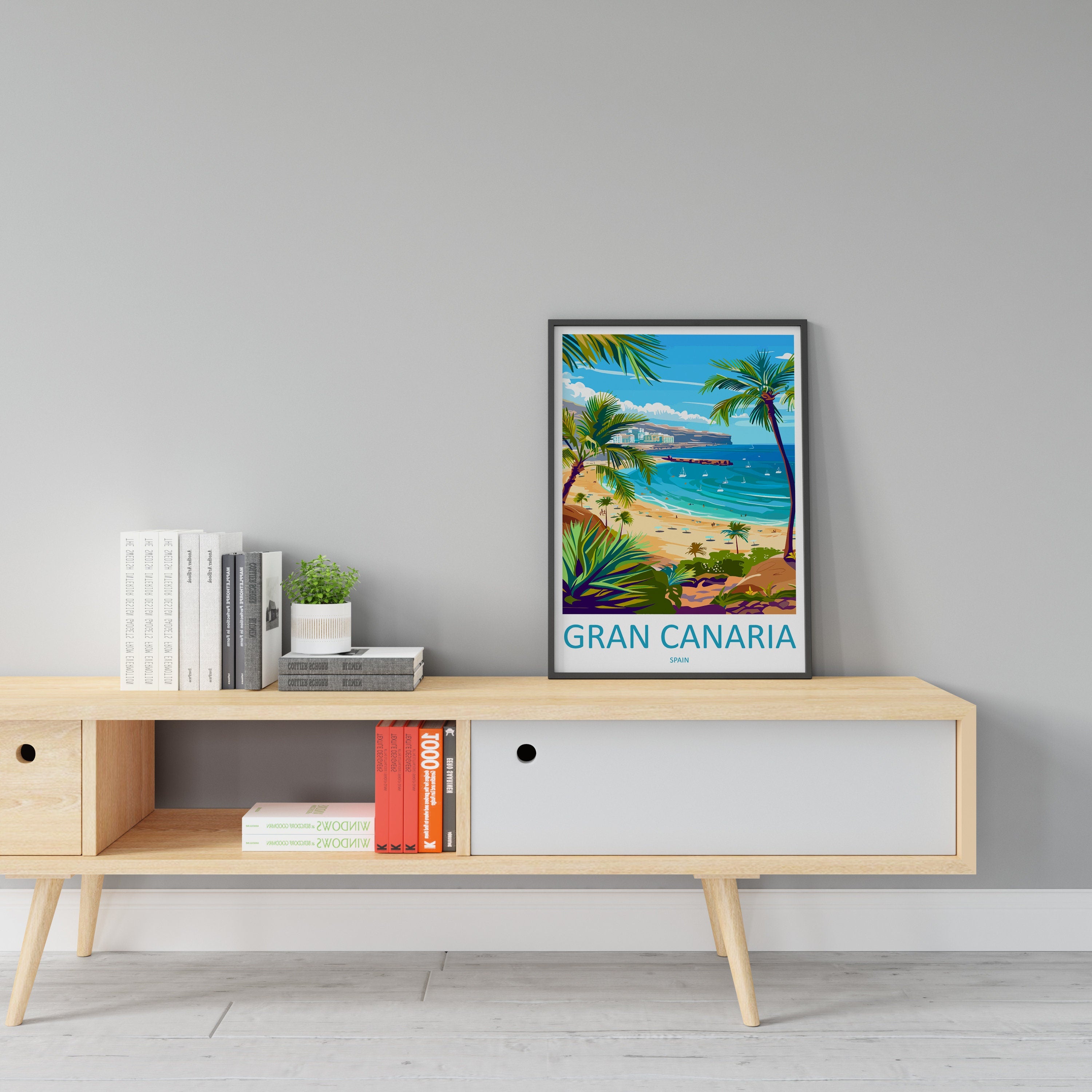 Gran Canaria Travel Print