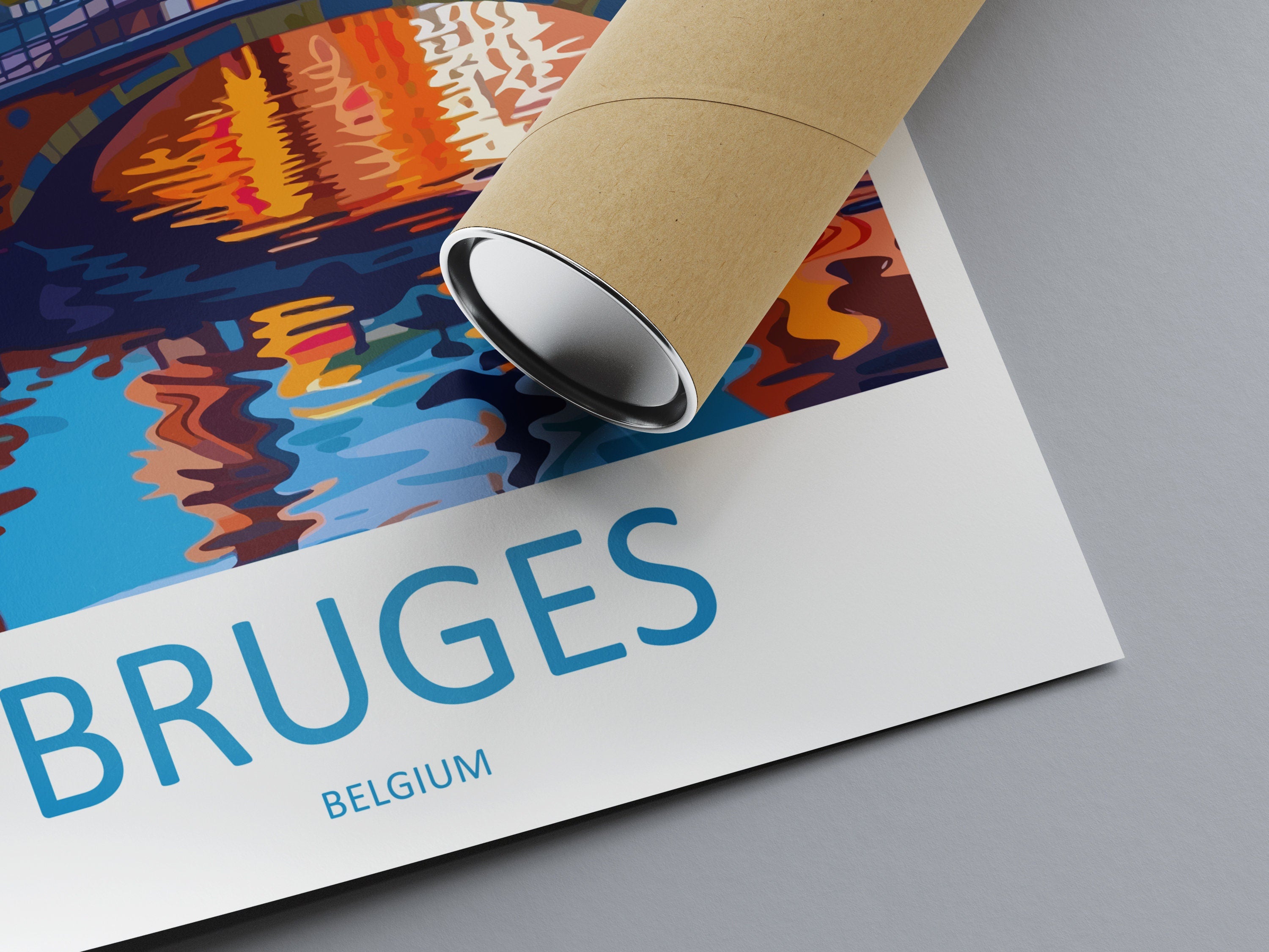 Bruges Travel Print